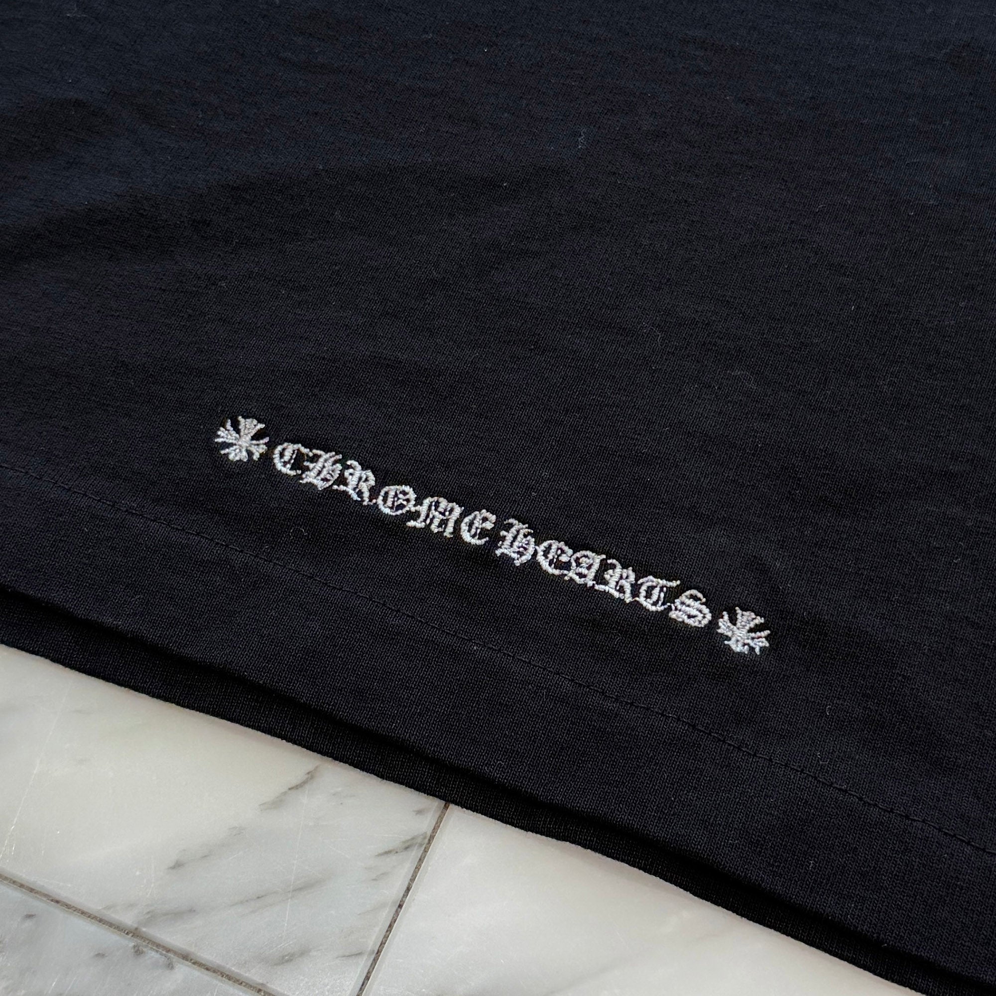 CHROME HEARTS Y NOT Vine Dagger CH Plus Embroidery Long Sleeve Tee Size S クロムハーツ ワイノット ヴァインダガー CHプラス刺繍 ロングスリーブTシャツ サイズS