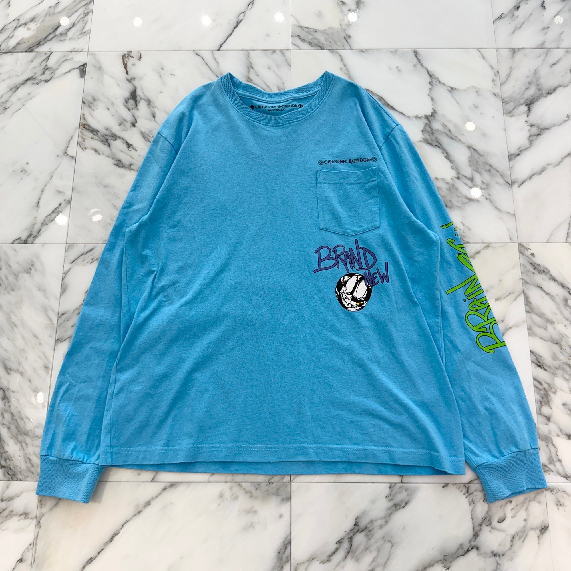 CHROME HEARTS × MATTY BOY 2024SS BRAIN NEW Long Sleeve Tee Size XL クロムハーツ × マッティボーイ ブレインニュー ロングスリーブTシャツ サイズXL