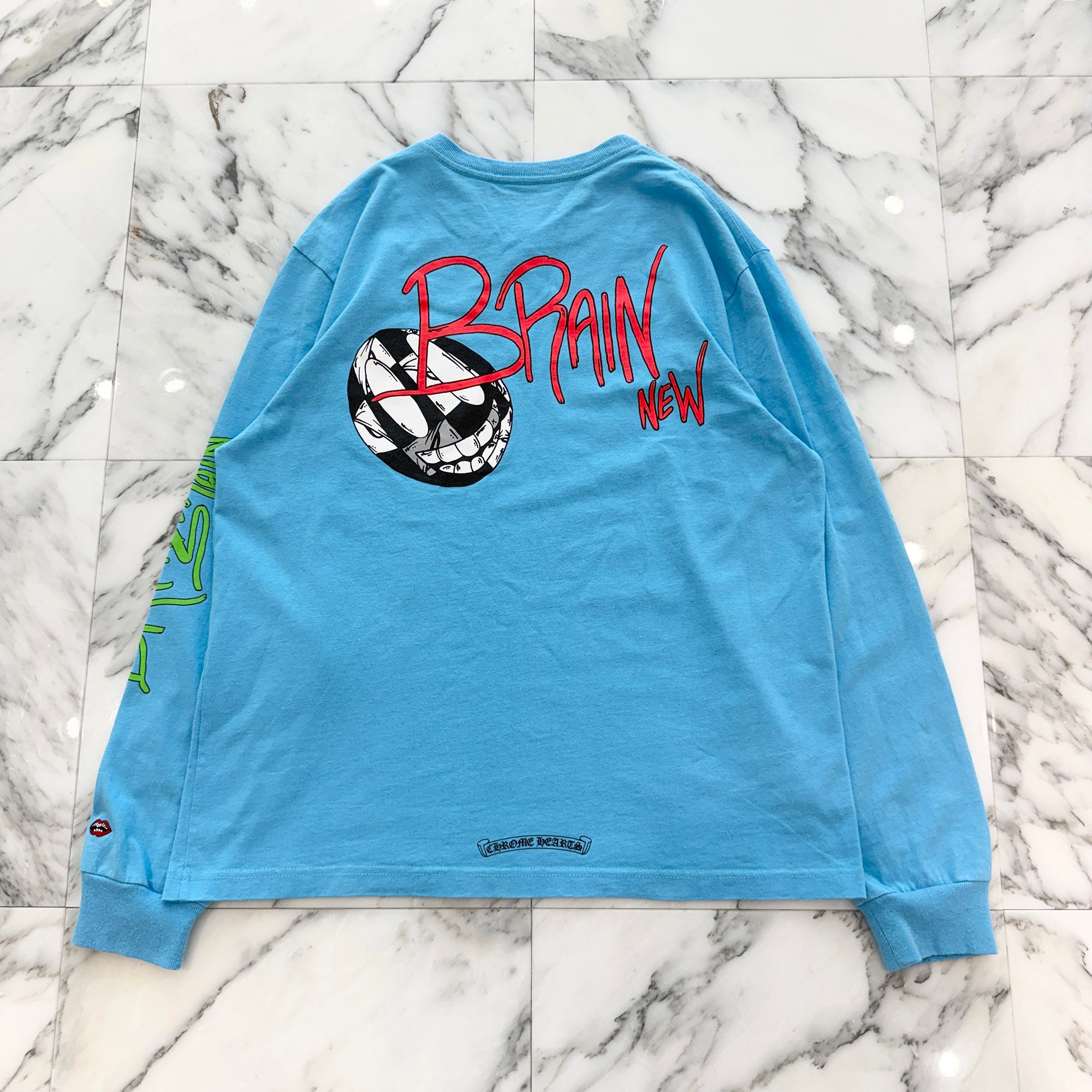 CHROME HEARTS × MATTY BOY 2024SS BRAIN NEW Long Sleeve Tee Size XL クロムハーツ × マッティボーイ ブレインニュー ロングスリーブTシャツ サイズXL
