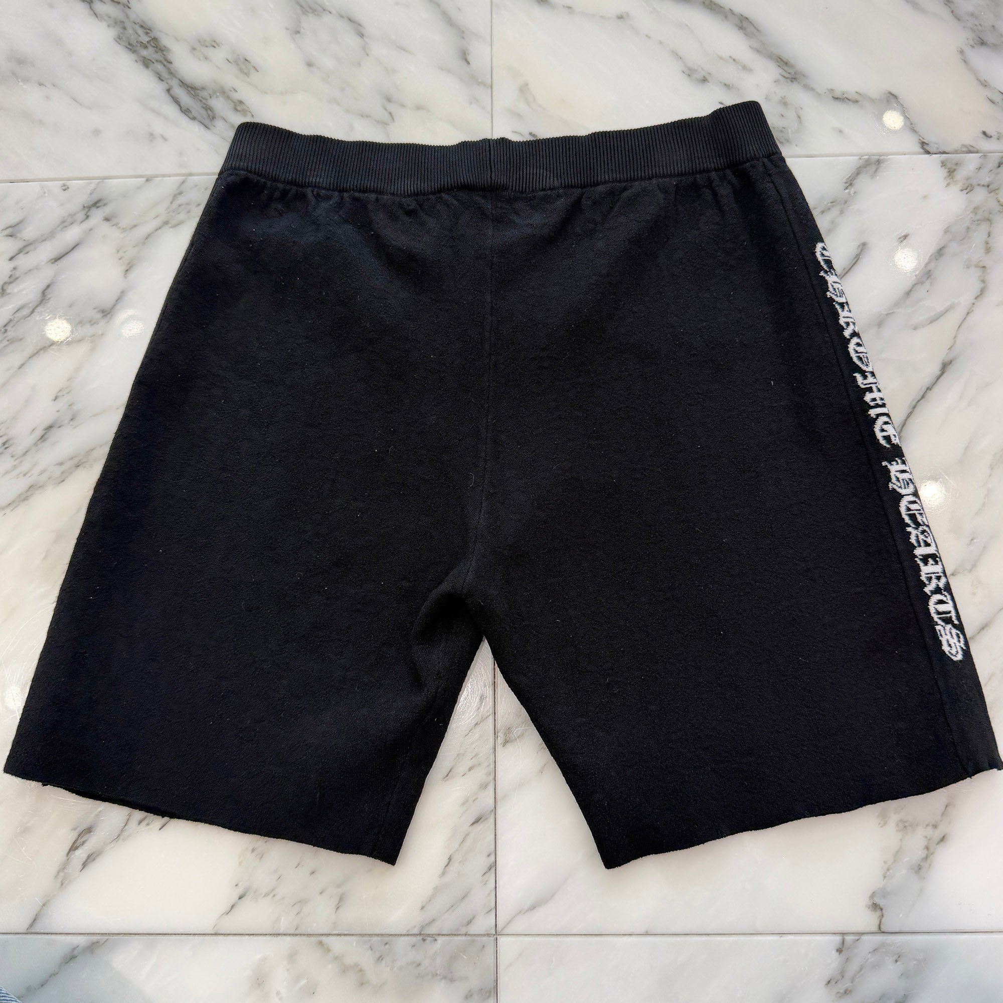 CHROME HEARTS Y NOT Cross Pattern Slide Script Logo Shorts Size M クロムハーツ ワイノット クロスパターンスライドスクリプトロゴショーツ サイズM