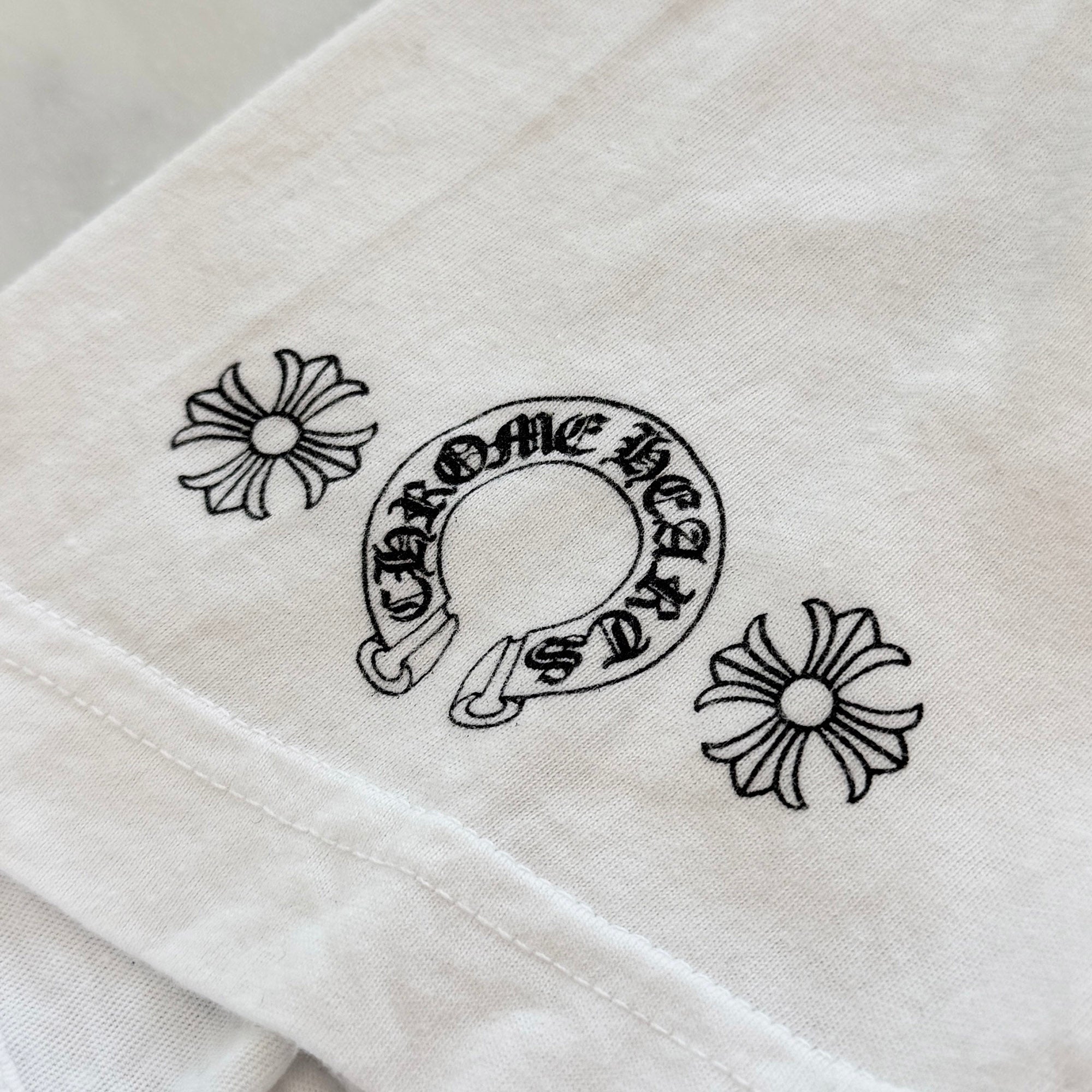 CHROME HEARTS MLTCOL CEM CRS Tee Size L クロムハーツ マルチカラー セメタリークロス Tシャツ サイズL