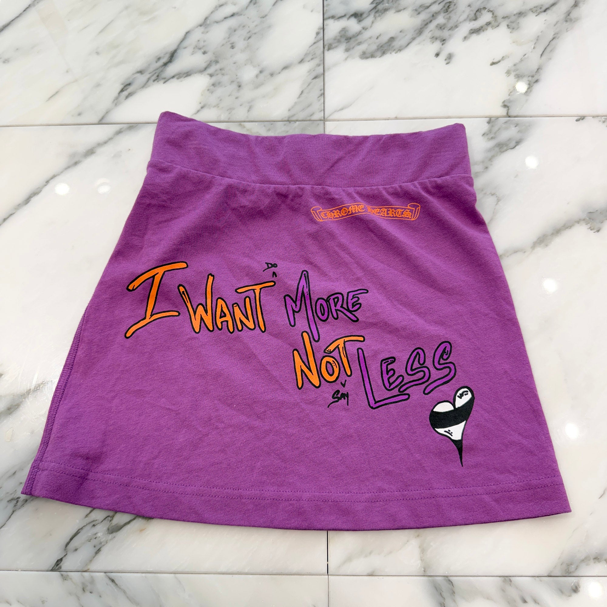 CHROME HEARTS × MATTY BOY 2024AW "I WANT MORE NOT LESS" Mini Skirt Size XS クロムハーツ × マッティボーイ アイウォント モア ノット レス ミニスカート サイズXS