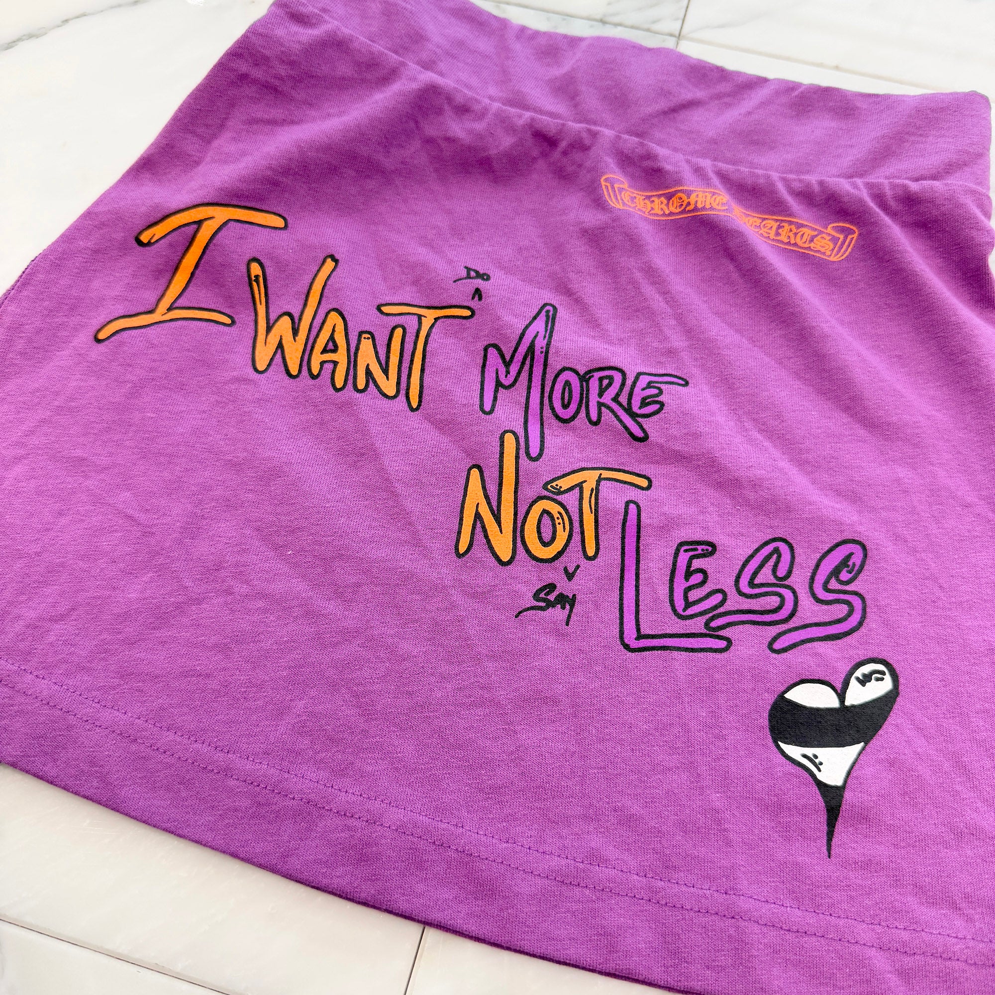 CHROME HEARTS × MATTY BOY 2024AW "I WANT MORE NOT LESS" Mini Skirt Size XS クロムハーツ × マッティボーイ アイウォント モア ノット レス ミニスカート サイズXS