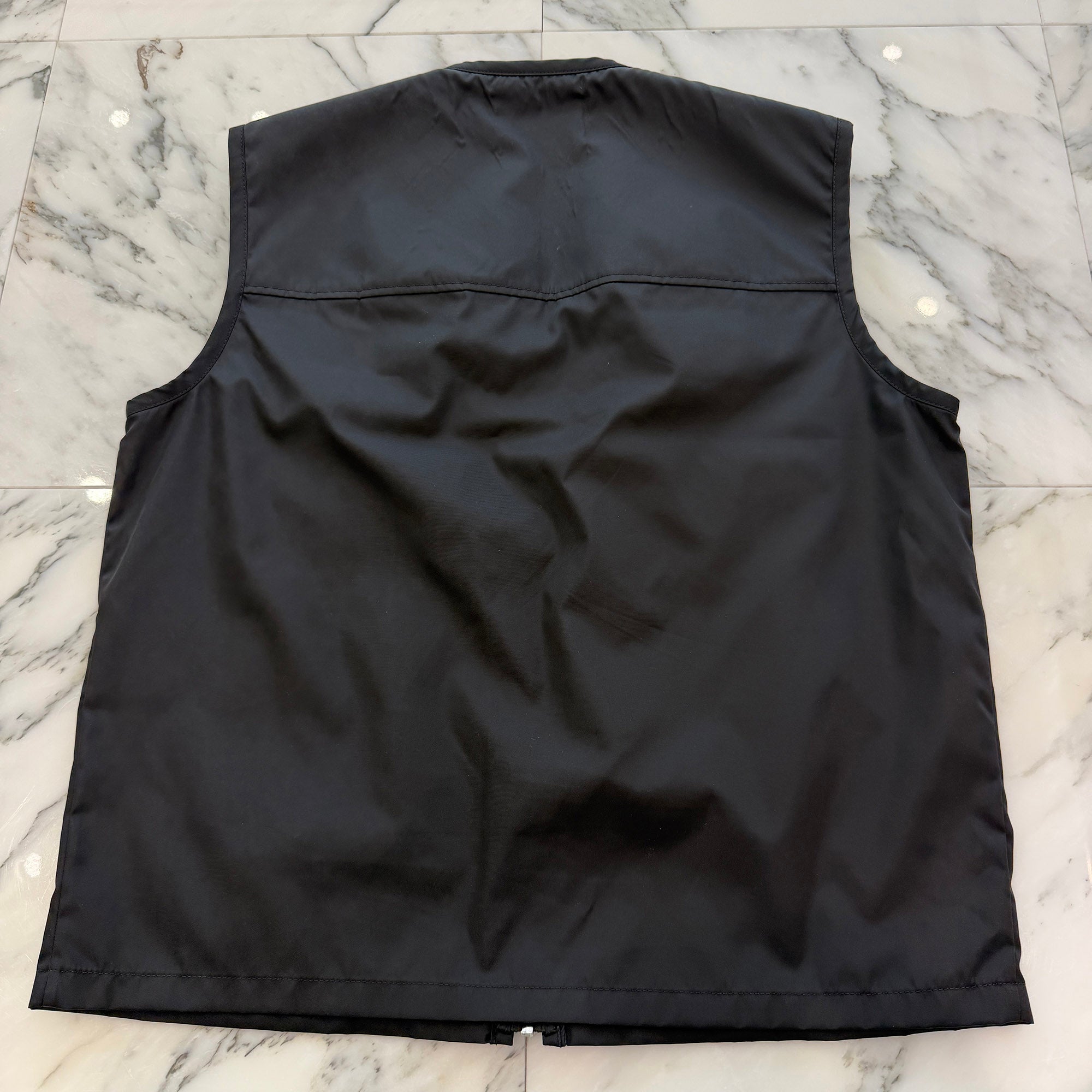 PRADA 2023AW Triangle Logo Plate Re Nylon Vest SGC261 S231 1WQ8 Size 50 プラダ トライアングルロゴプレート リナイロン ベスト サイズ50