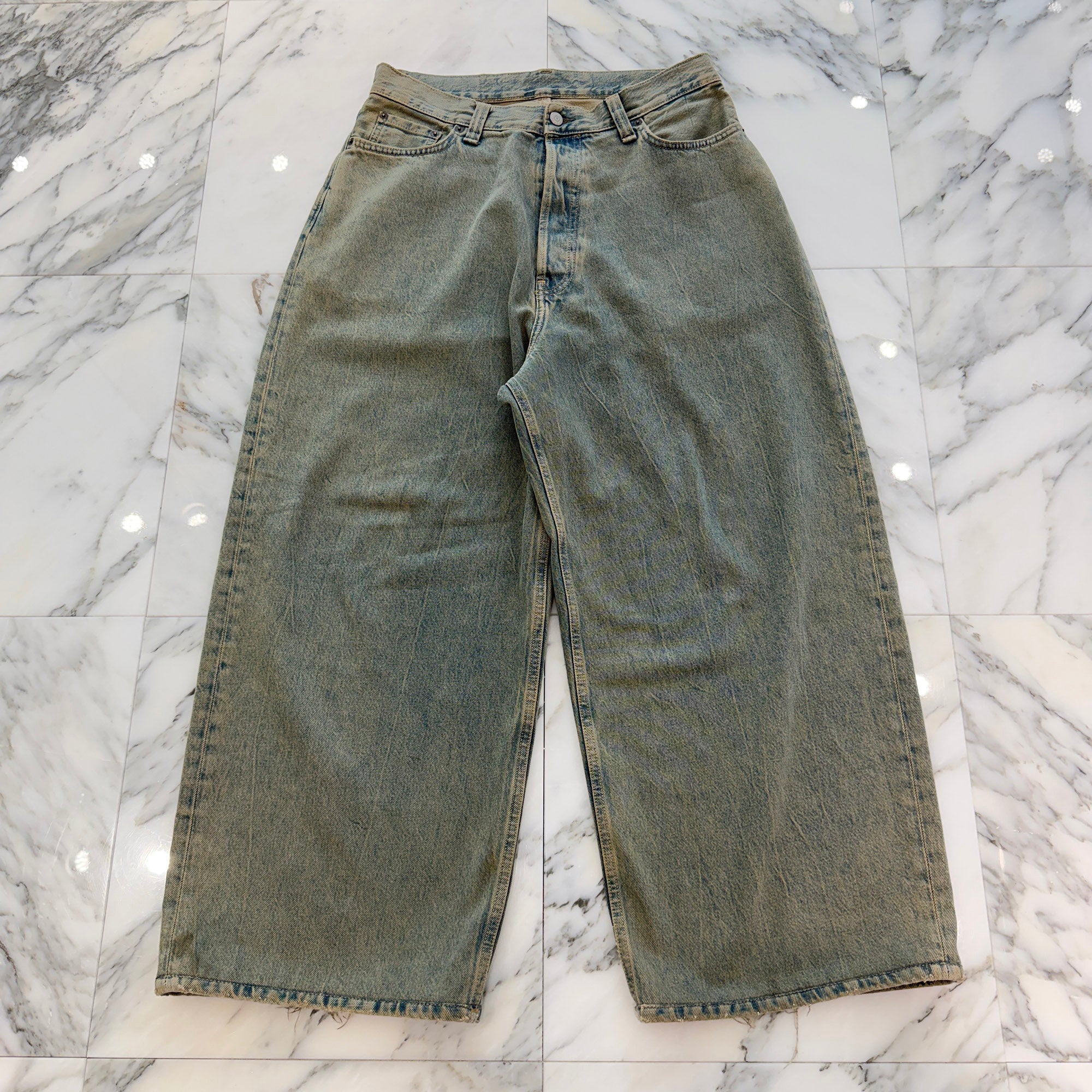 Acne Studios 2023AW Super Baggy Fit Denim Pants 2023M B00336 Size 46 アクネストゥディオズ スーパー バギー フィット デニムパンツ サイズ46