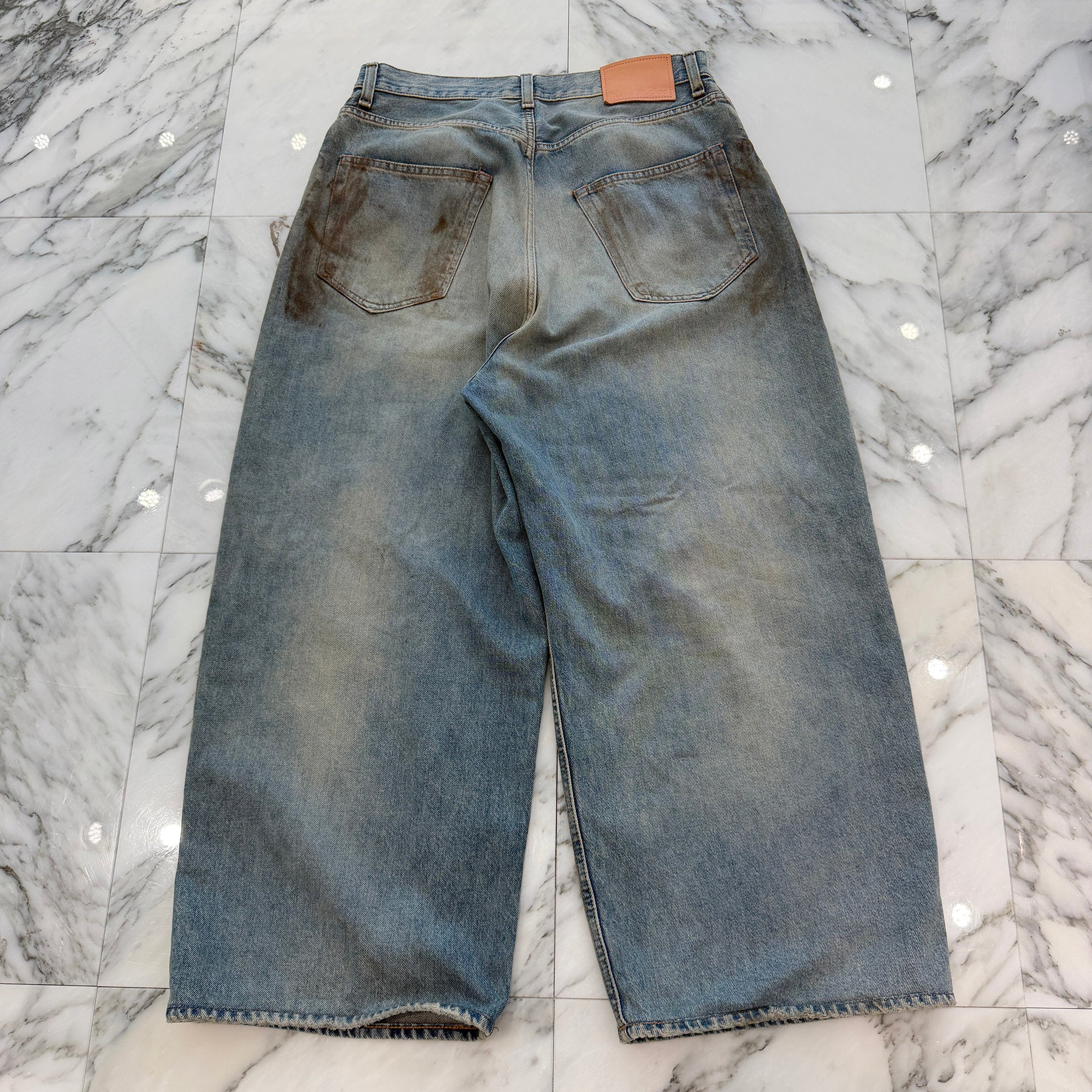 Acne Studios 2023AW Super Baggy Fit Denim Pants FN-UX-5PKT000078 Size 30 アクネストゥディオズ スーパー バギー フィット デニムパンツ サイズ30