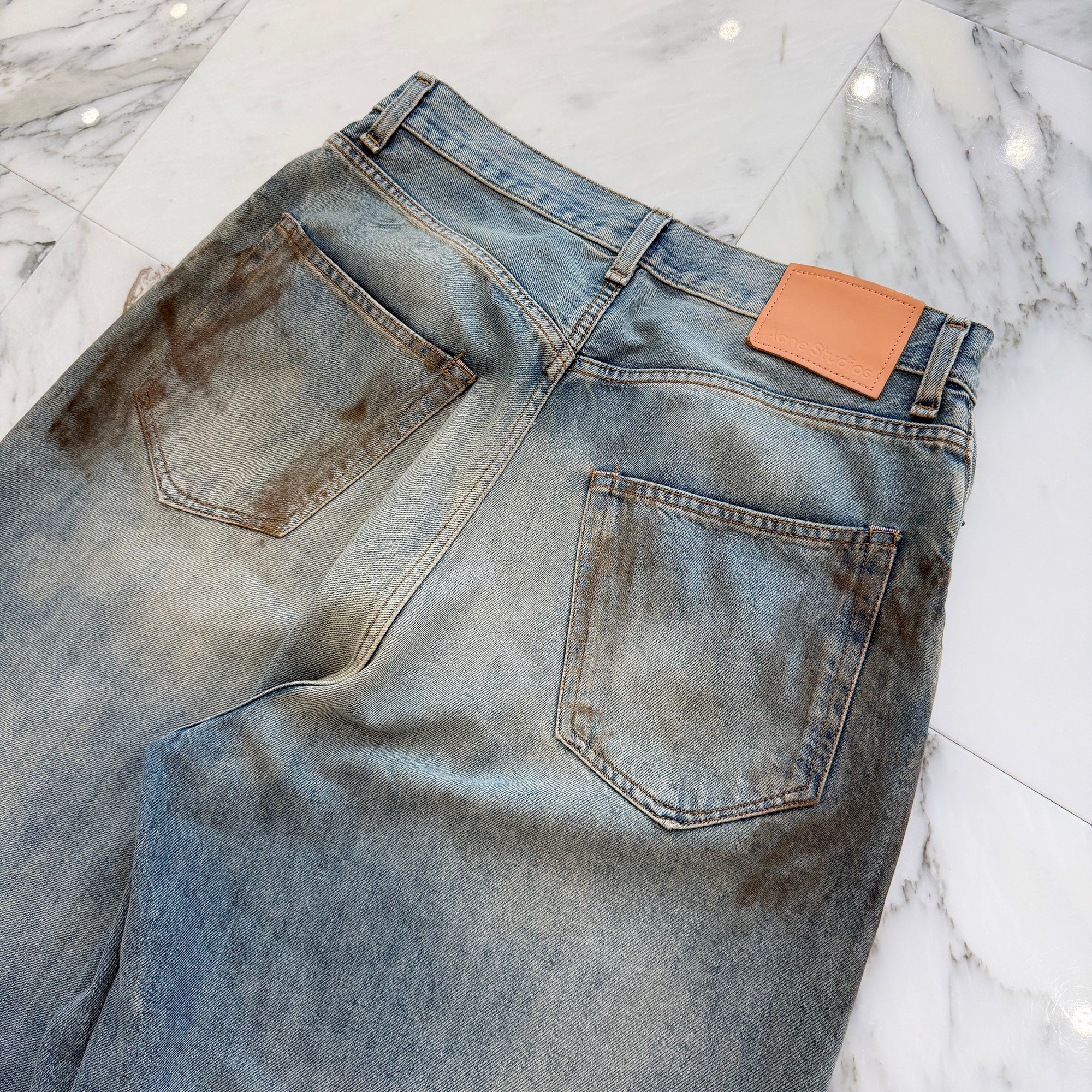 Acne Studios 2023AW Super Baggy Fit Denim Pants FN-UX-5PKT000078 Size 30 アクネストゥディオズ スーパー バギー フィット デニムパンツ サイズ30