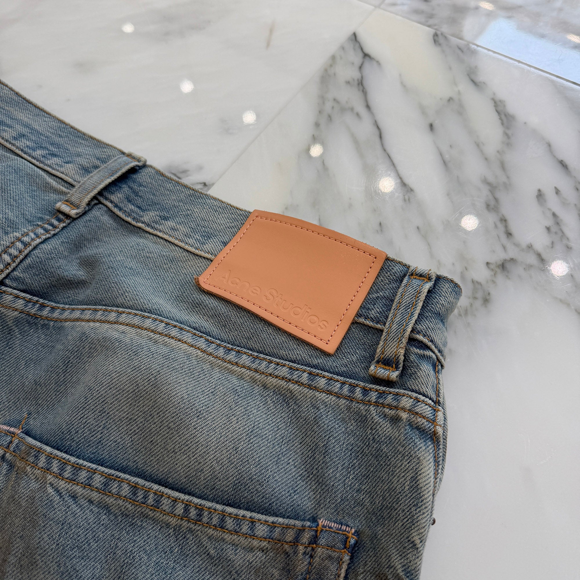 Acne Studios 2023AW Super Baggy Fit Denim Pants FN-UX-5PKT000078 Size 30 アクネストゥディオズ スーパー バギー フィット デニムパンツ サイズ30