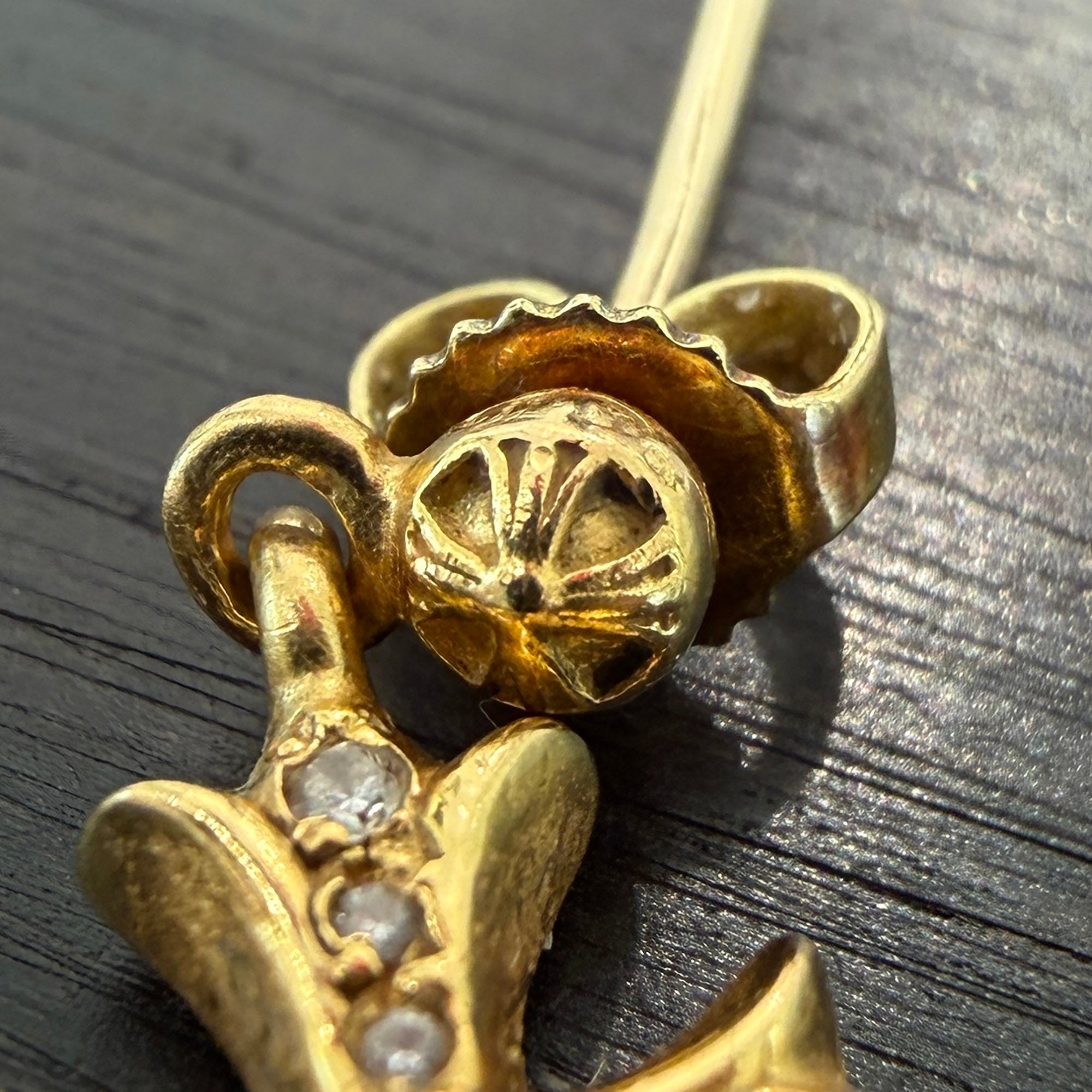 CHROME HEARTS 22K Triple Cross Earring Pave Diamond クロムハーツ 22K トリプルクロス イヤリング パヴェダイヤモンド