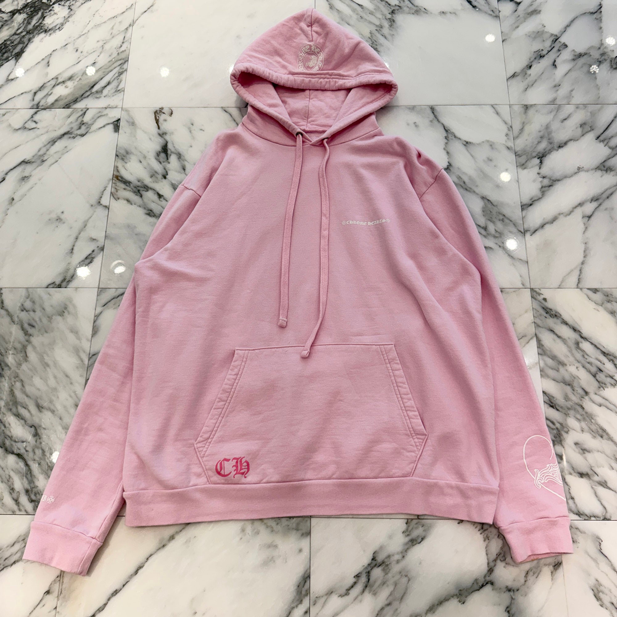 CHROME HEARTS 2025 Miami Art Basel Exclusive Viny Heart Pullover Hoodie Size XL クロムハーツ マイアミ・アート・バーゼル限定 ヴィニーハート プルオーバーフーディー サイズXL