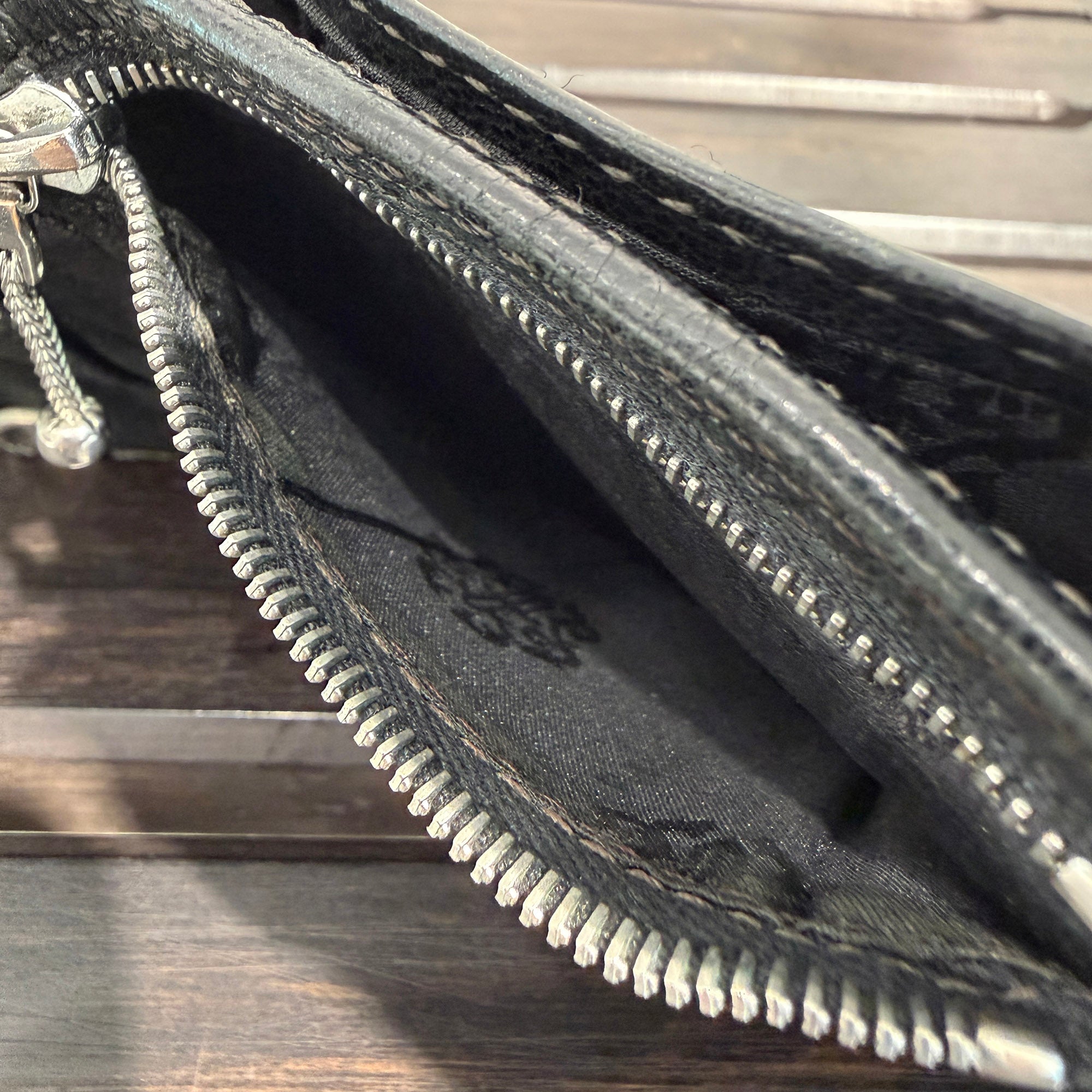 CHROME HEARTS 3 FOLD Cross Ball Button Leather Wallet クロムハーツ 3フォールド クロスボールボタン レザーウォレット