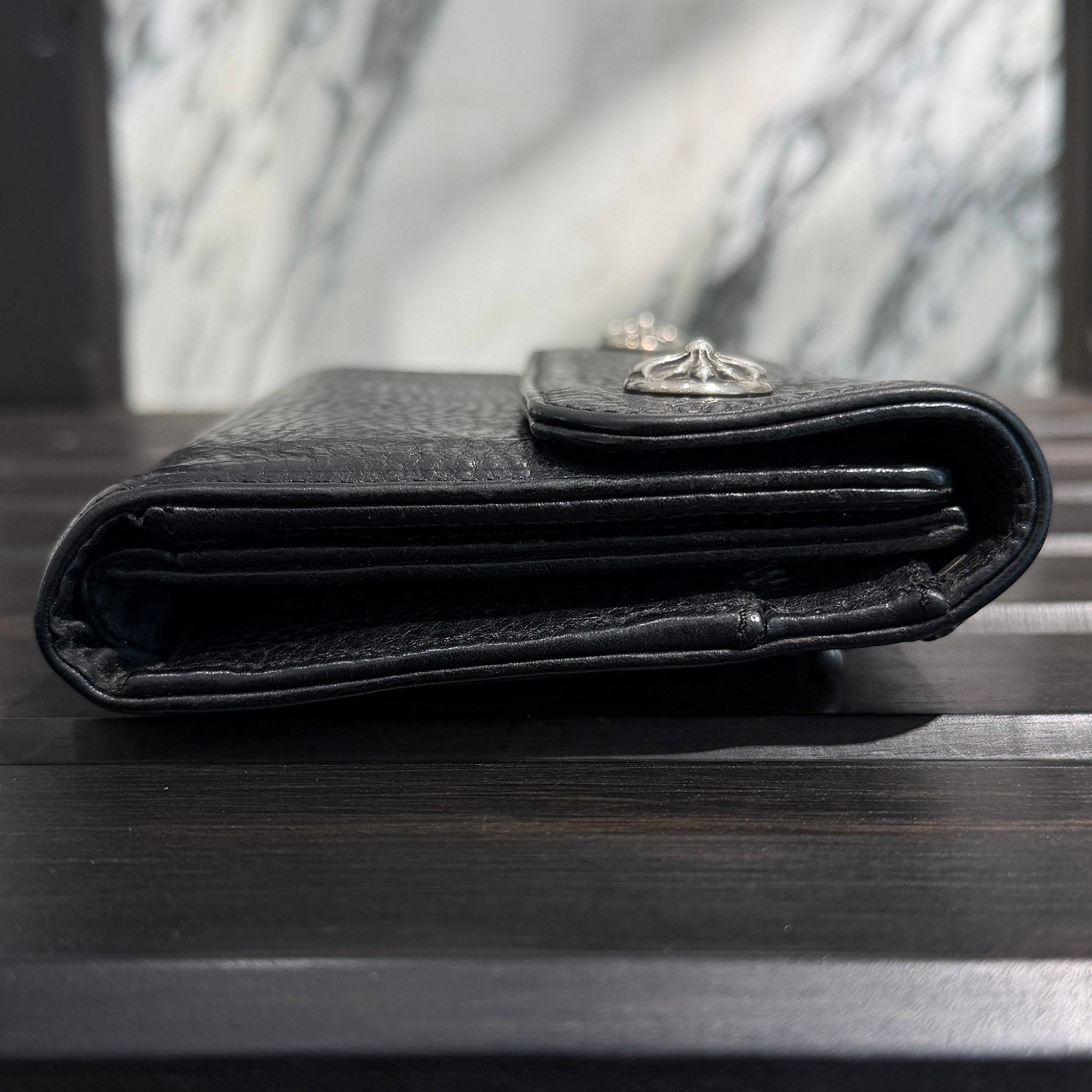 CHROME HEARTS Wave Cross Ball Wallet クロムハーツ ウェーブクロスボール ウォレット