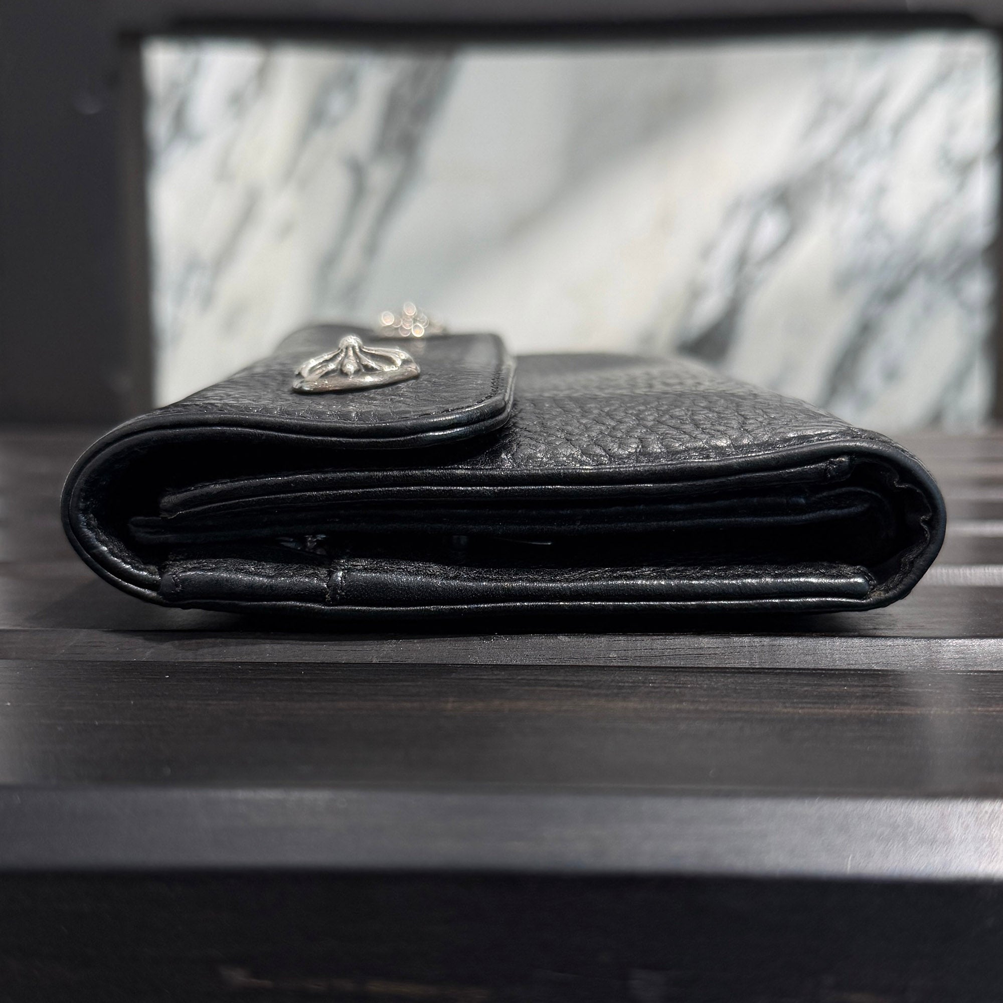 CHROME HEARTS Wave Cross Ball Wallet クロムハーツ ウェーブクロスボール ウォレット