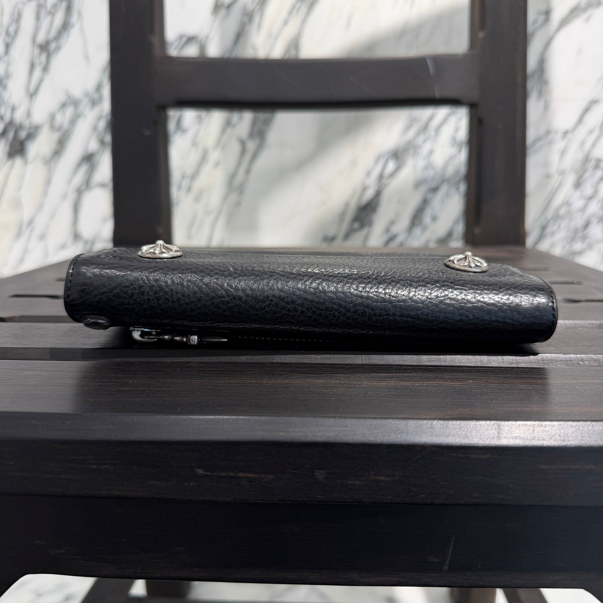CHROME HEARTS Wave Cross Ball Wallet クロムハーツ ウェーブクロスボール ウォレット