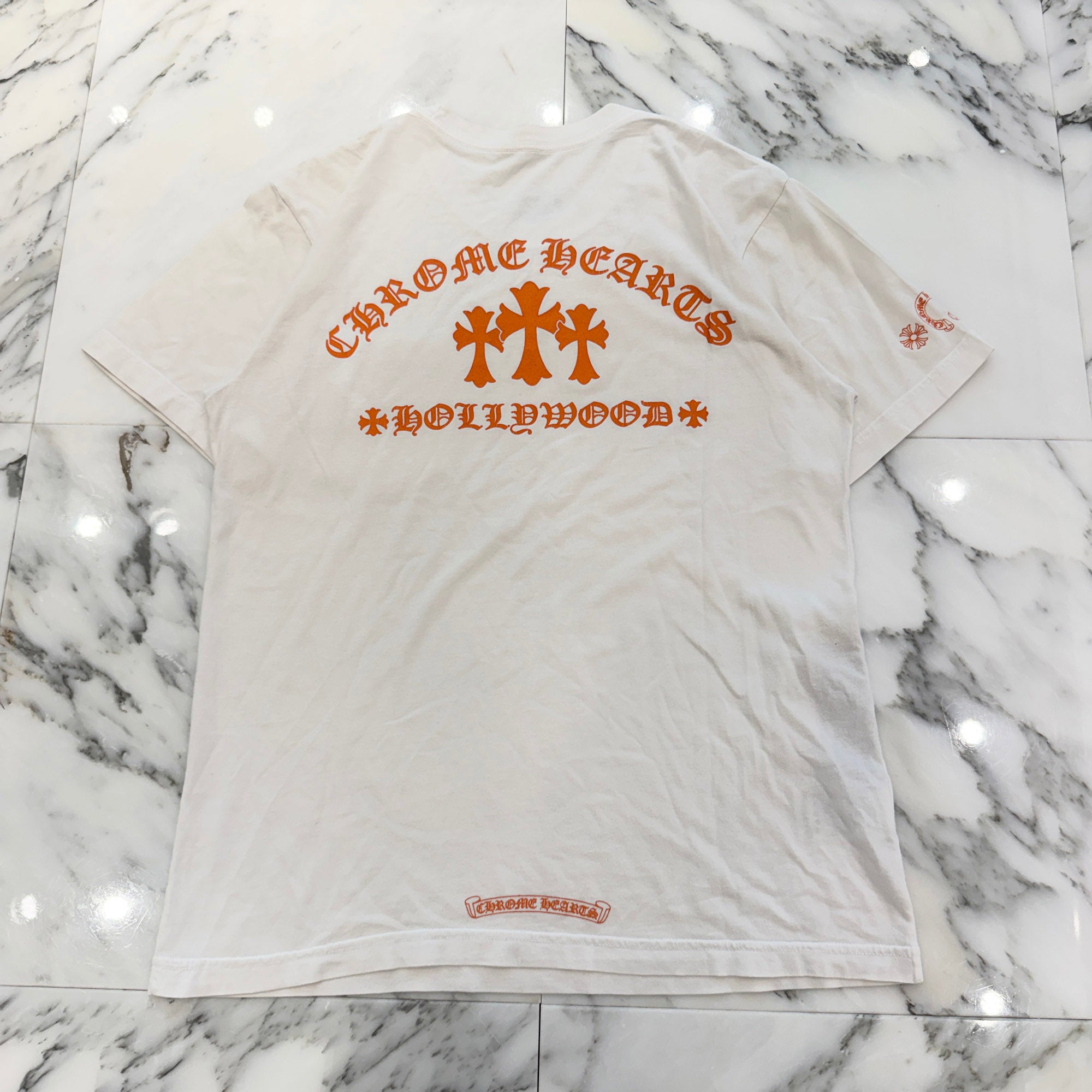 CHROME HEARTS King Taco 3 Cemetery Cross Print Tee Size M クロムハーツ キングタコ 3 セメタリークロス プリント Tシャツ サイズM