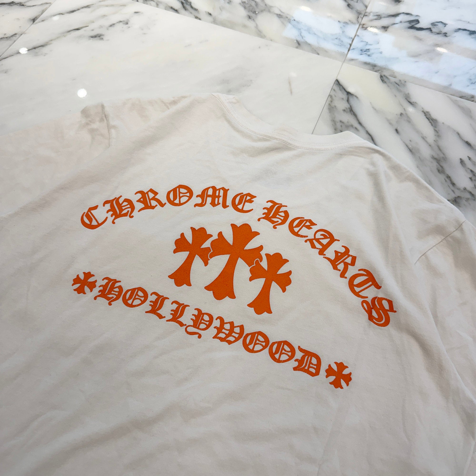 CHROME HEARTS King Taco 3 Cemetery Cross Print Tee Size M クロムハーツ キングタコ 3 セメタリークロス プリント Tシャツ サイズM
