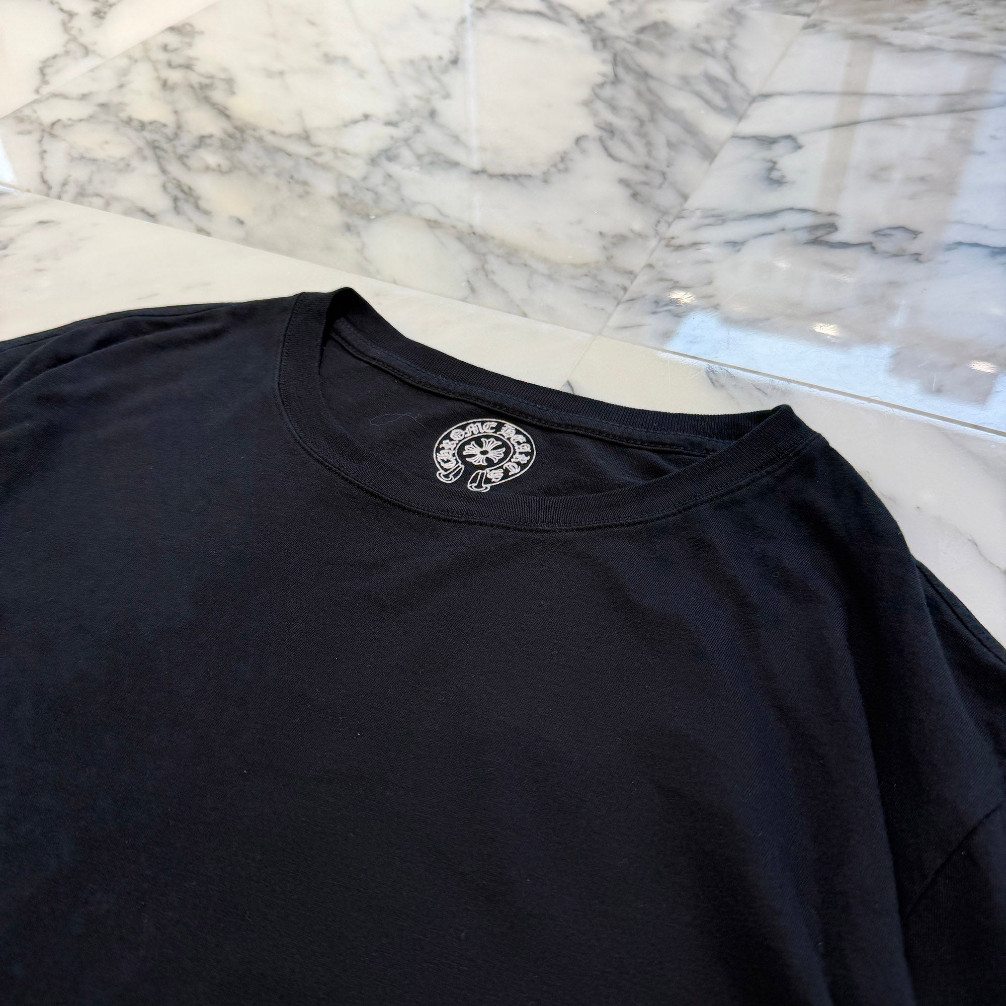 CHROME HEARTS Cuff Cross Print Long Sleeve Tee Size L クロムハーツ カフ クロス プリント ロングスリーブTシャツ サイズL