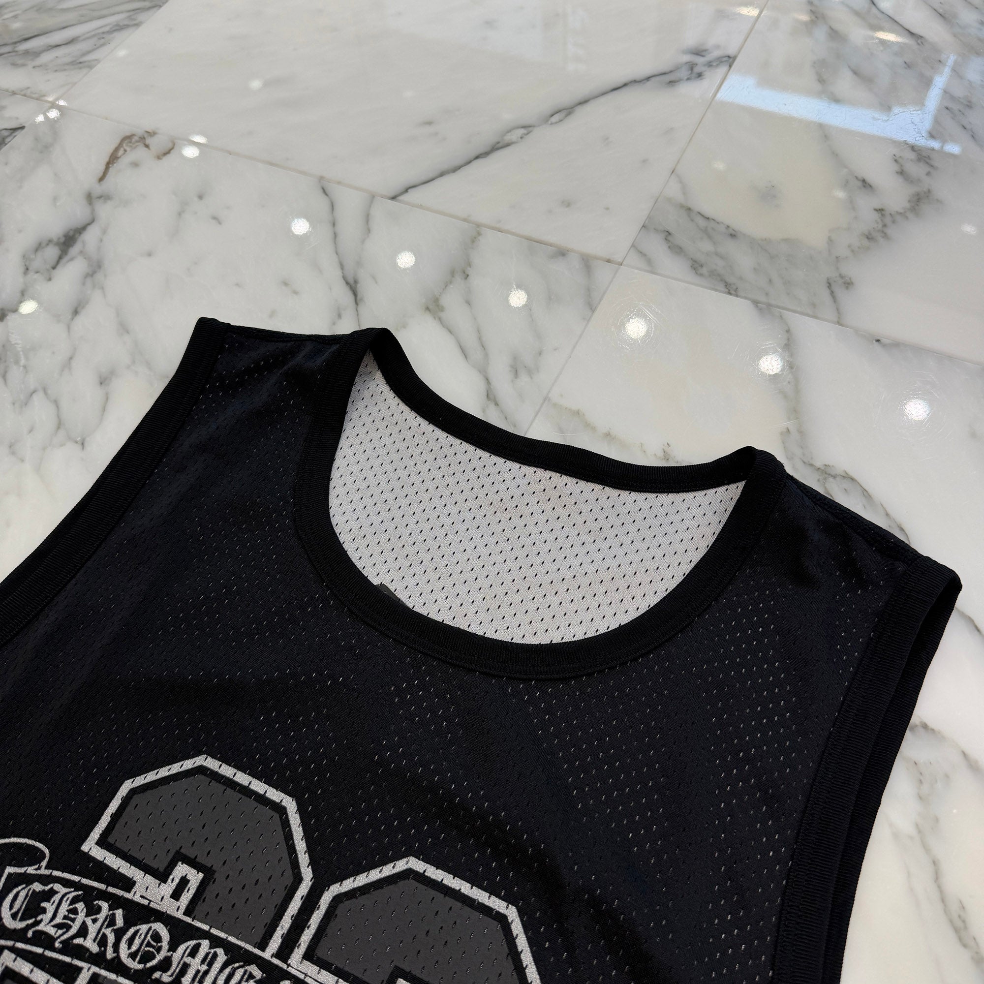 CHROME HEARTS Mesh Warm Up Jersey Size M クロムハーツ メッシュウォームアップジャージー サイズM