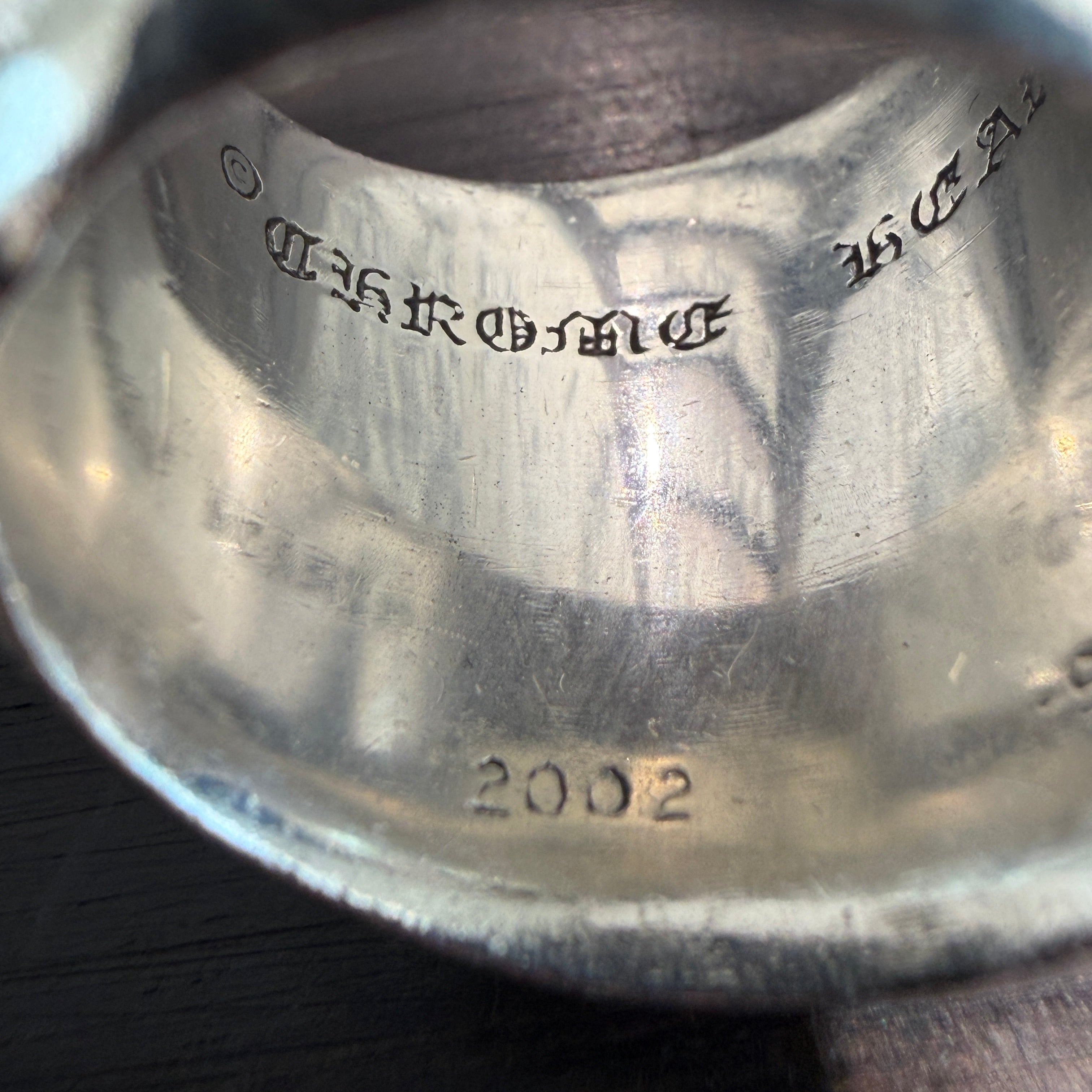CHROME HEARTS Classic Oval Cross Ring Size 21号 クロムハーツ