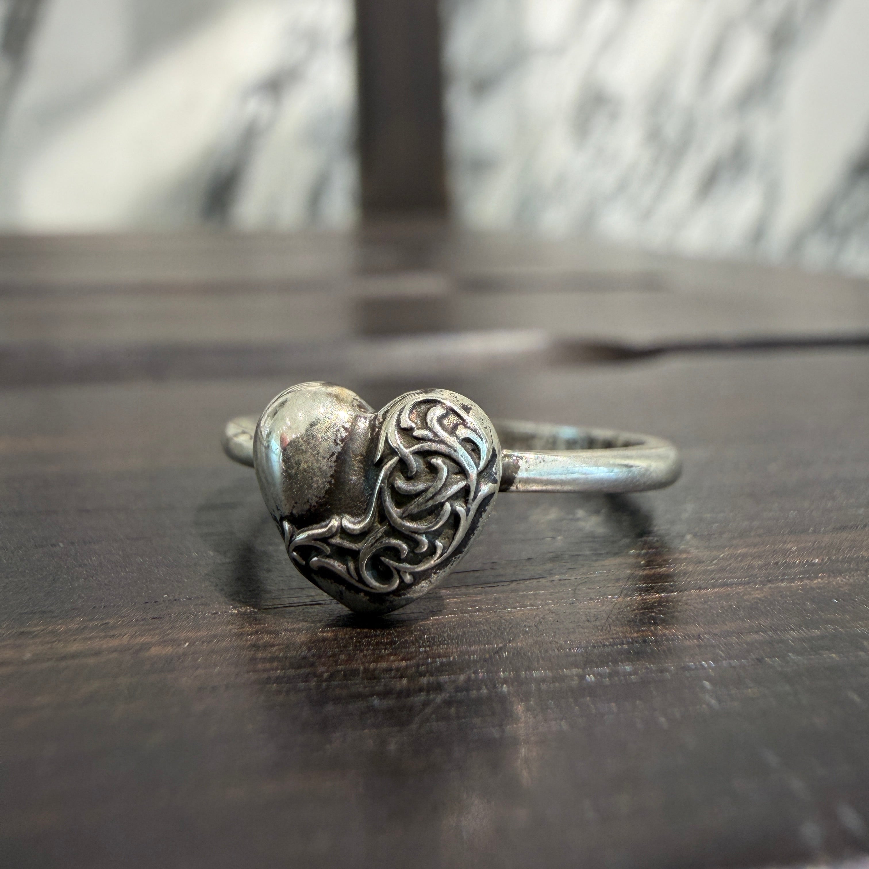 CHROME HEARTS BUBBLEGUM HEART Ring Size 11号 クロムハーツ バブルガム ハート リング サイズ11号