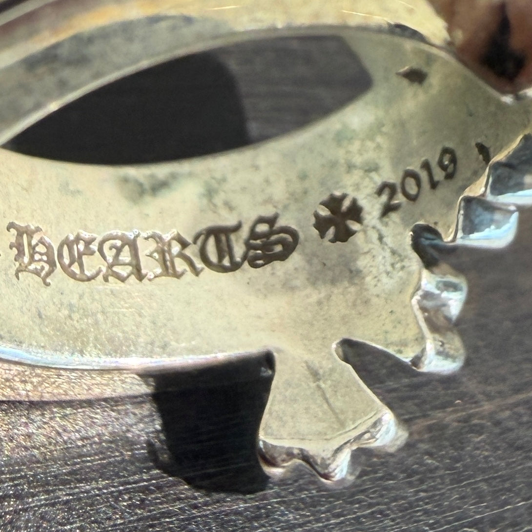 CHROME HEARTS Triple Cross Curve Ring Size 17号 クロムハーツ