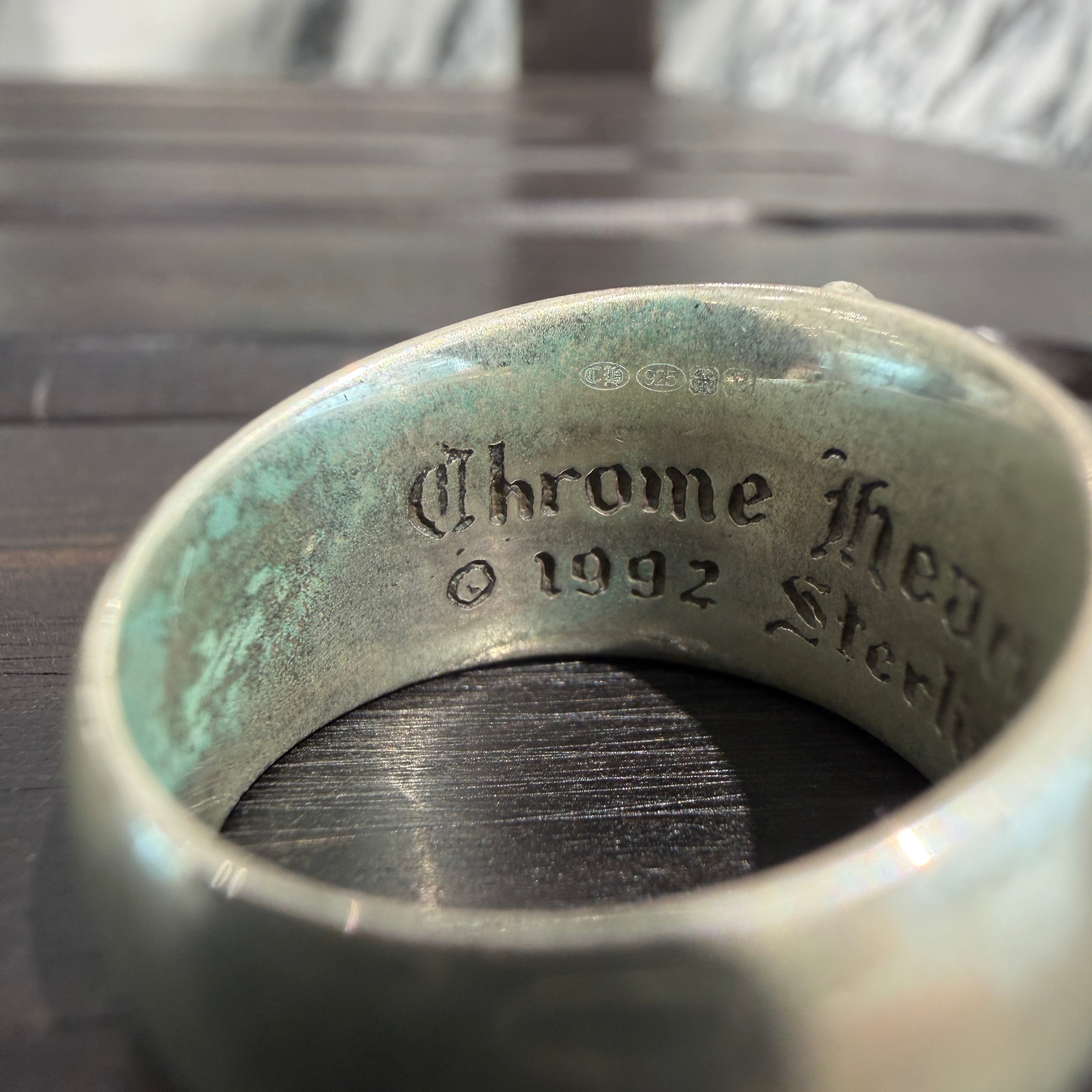 CHROME HEARTS Floral Cross Ring Size 17号 クロムハーツ フローラルクロス リング サイズ17号