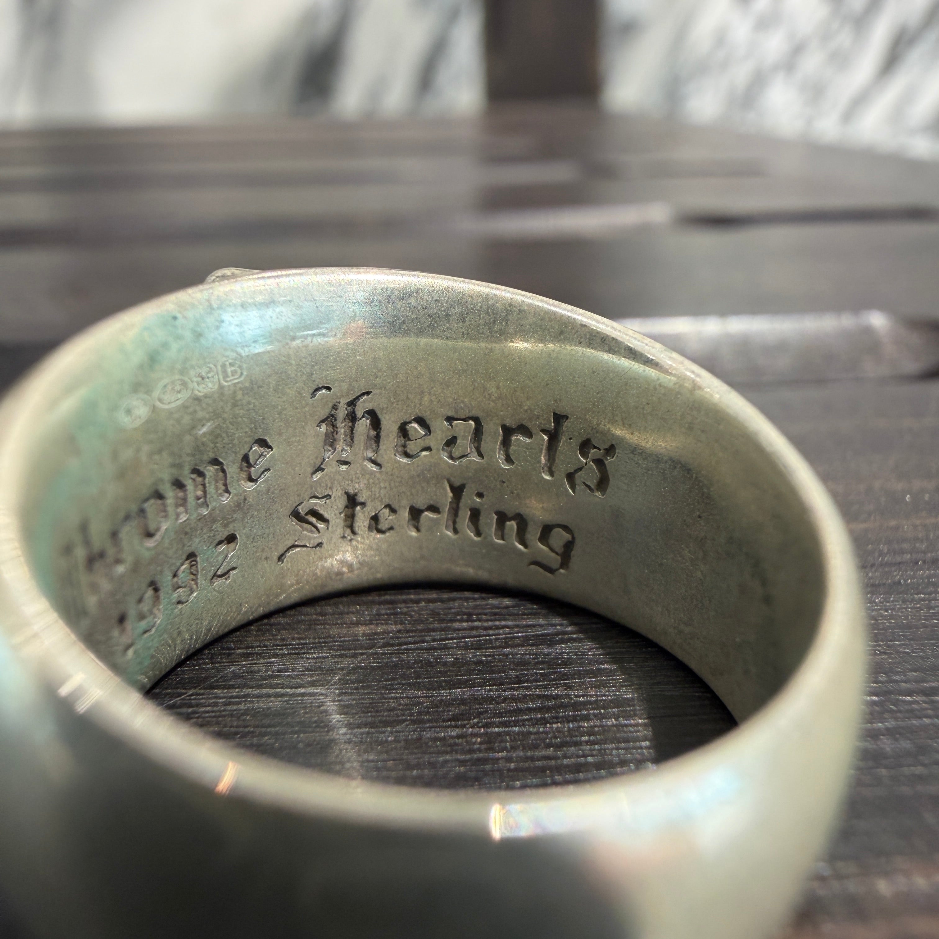 CHROME HEARTS Floral Cross Ring Size 17号 クロムハーツ フローラル