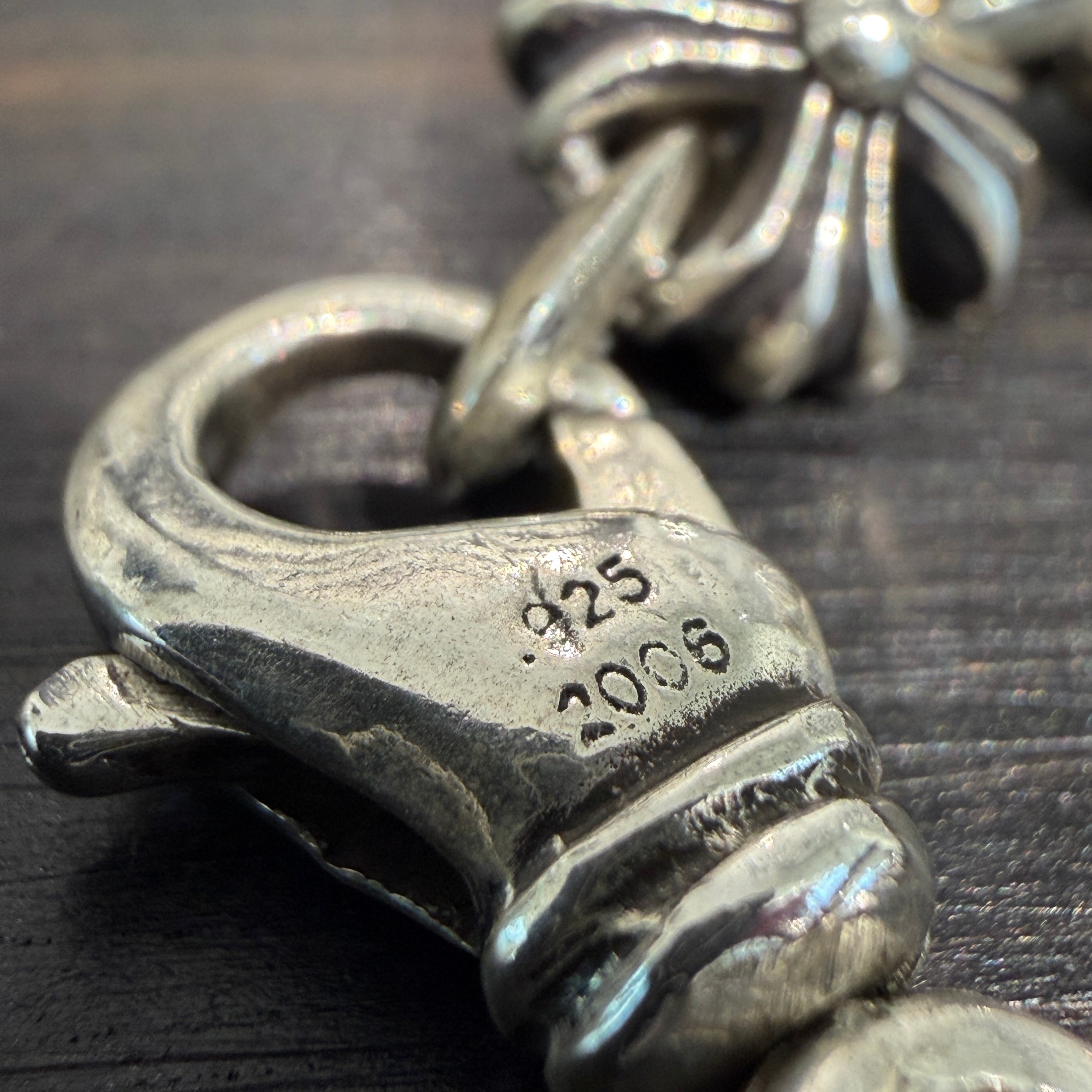 CHROME HEARTS CHROME HEARTS X LINK CH Plus Silver Bracelet 14 LINK クロムハーツ Xリンク CHプラス シルバー ブレスレット 14リンク