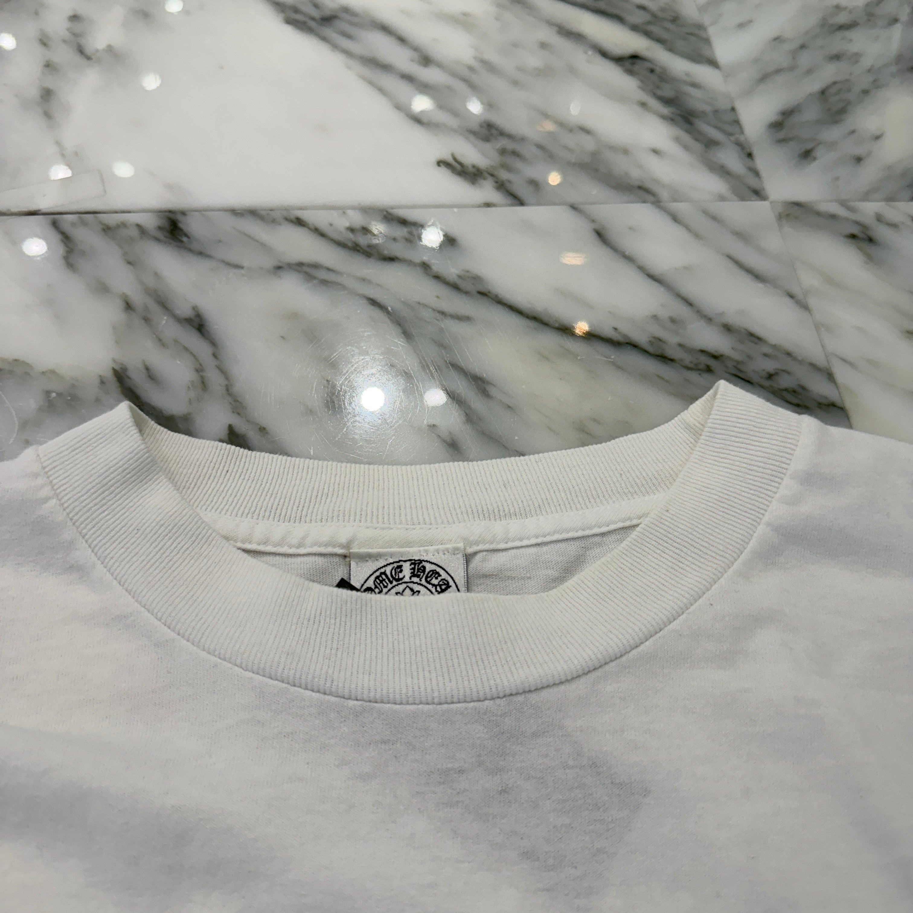 CHROME HEARTS Floral Cross Snowflake Long Sleeve Tee Size L クロムハーツ フローラルクロス スノーフレーク ロングスリーブ Tシャツ サイズL