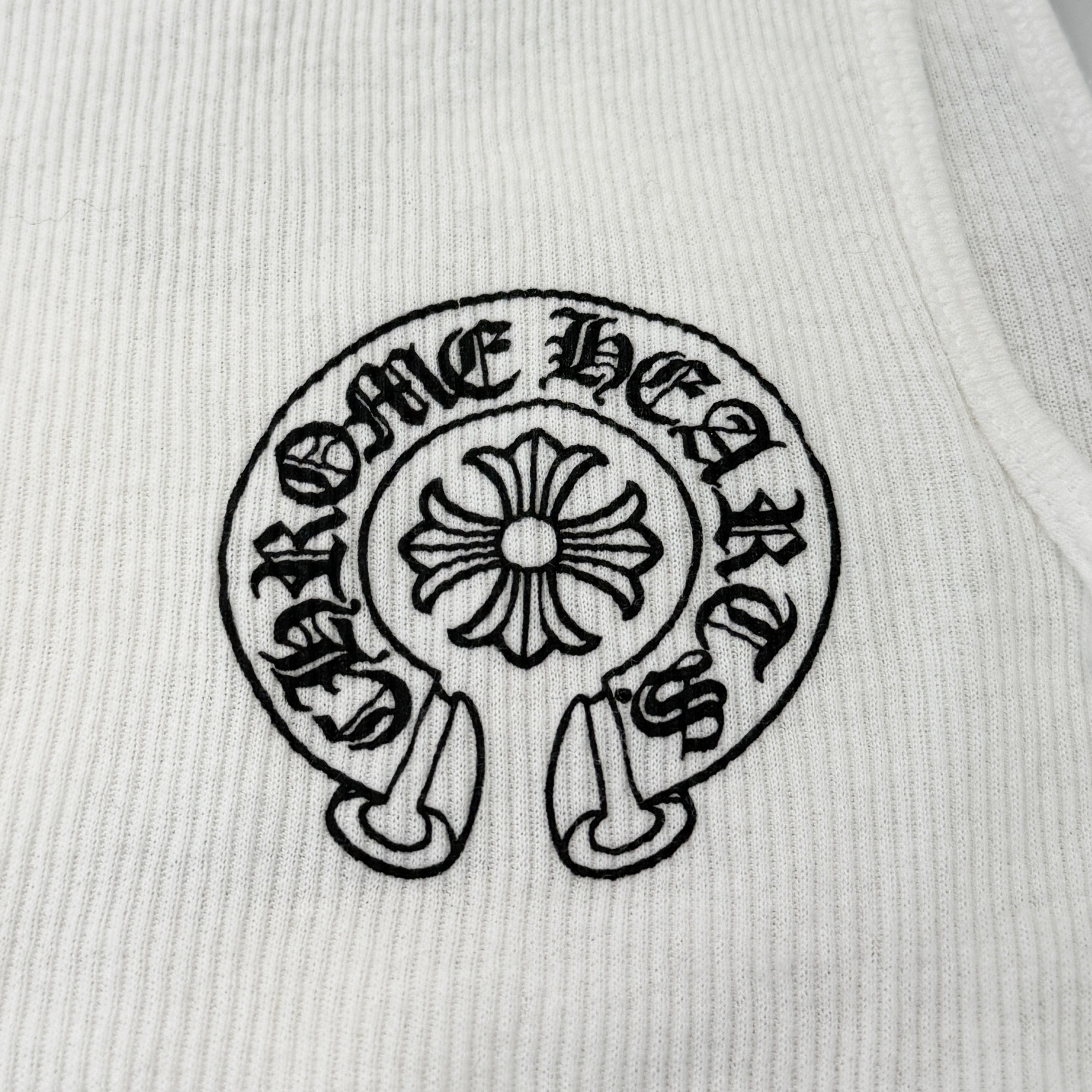 CHROME HEARTS Back Horseshoe Print Tank Top Size L クロムハーツ バックホースシュープリント タンクトップ サイズL