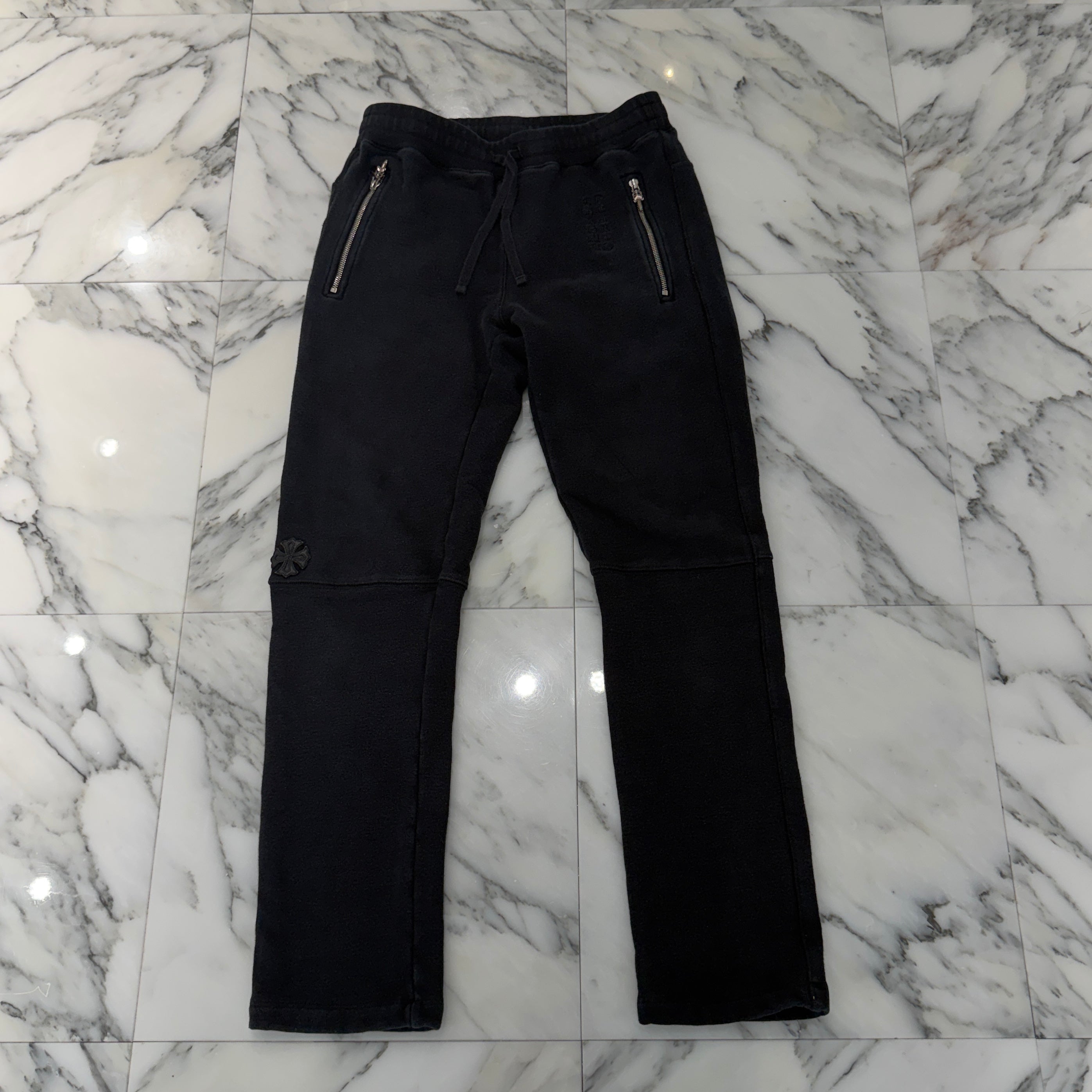 CHROME HEARTS Y NOT Dagger Zip Sweat Long Pants Size M クロムハーツ ワイノット ダガージップ スウェット ロングパンツ サイズM
