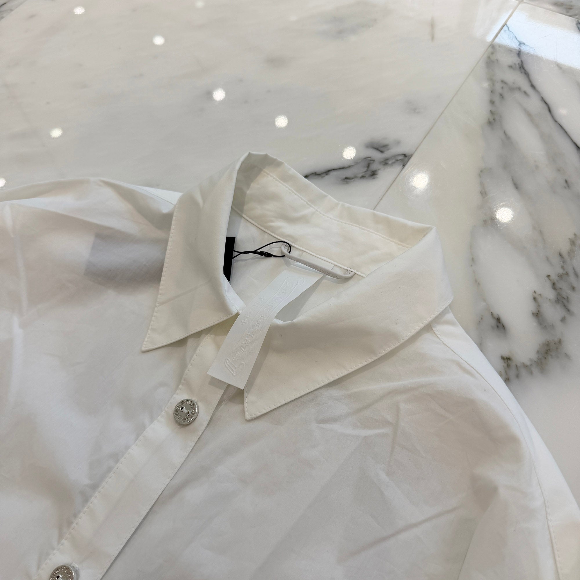 CHROME HEARTS Y NOT Mahal Kita CH Logo Embroidery Shirt Size L クロムハーツ ワイノット マハルキタ CHロゴ刺繍 シャツ サイズL