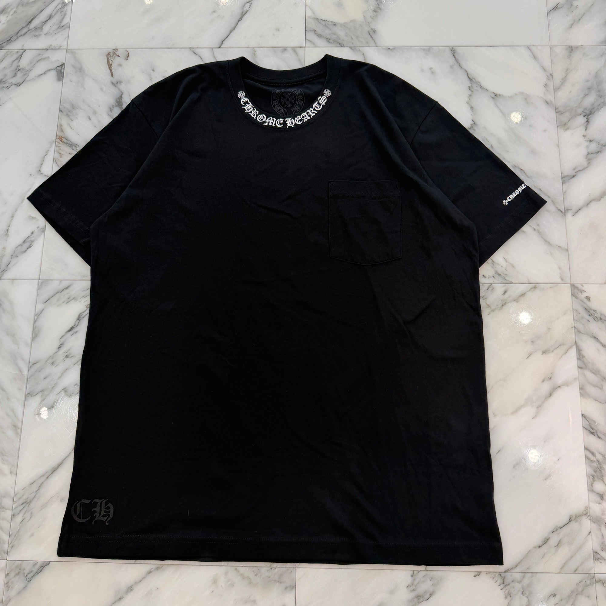 CHROME HEARTS Neck Logo Tee Size XL クロムハーツ ネックロゴ Tシャツ サイズXL