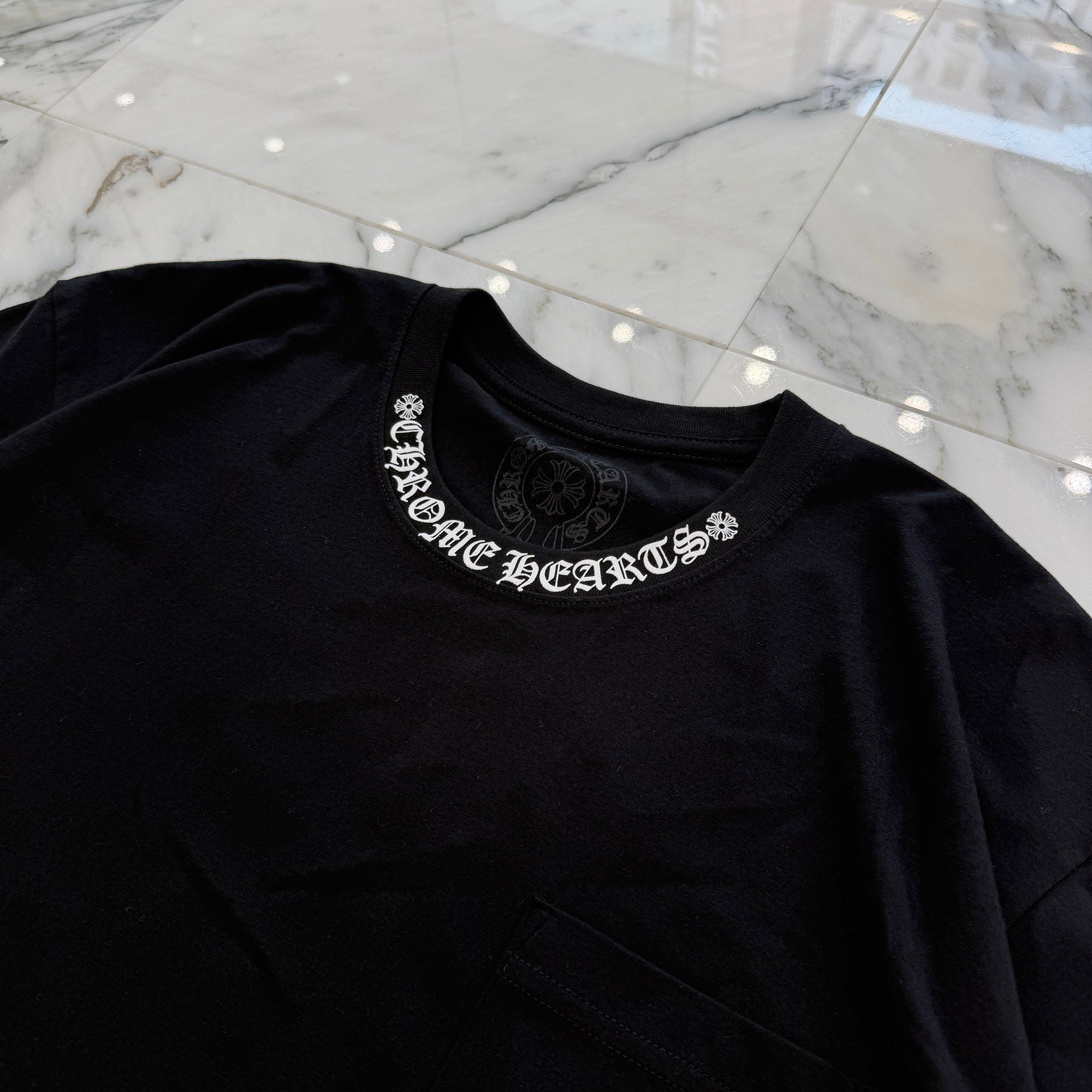 CHROME HEARTS Neck Logo Tee Size XL クロムハーツ ネックロゴ Tシャツ サイズXL