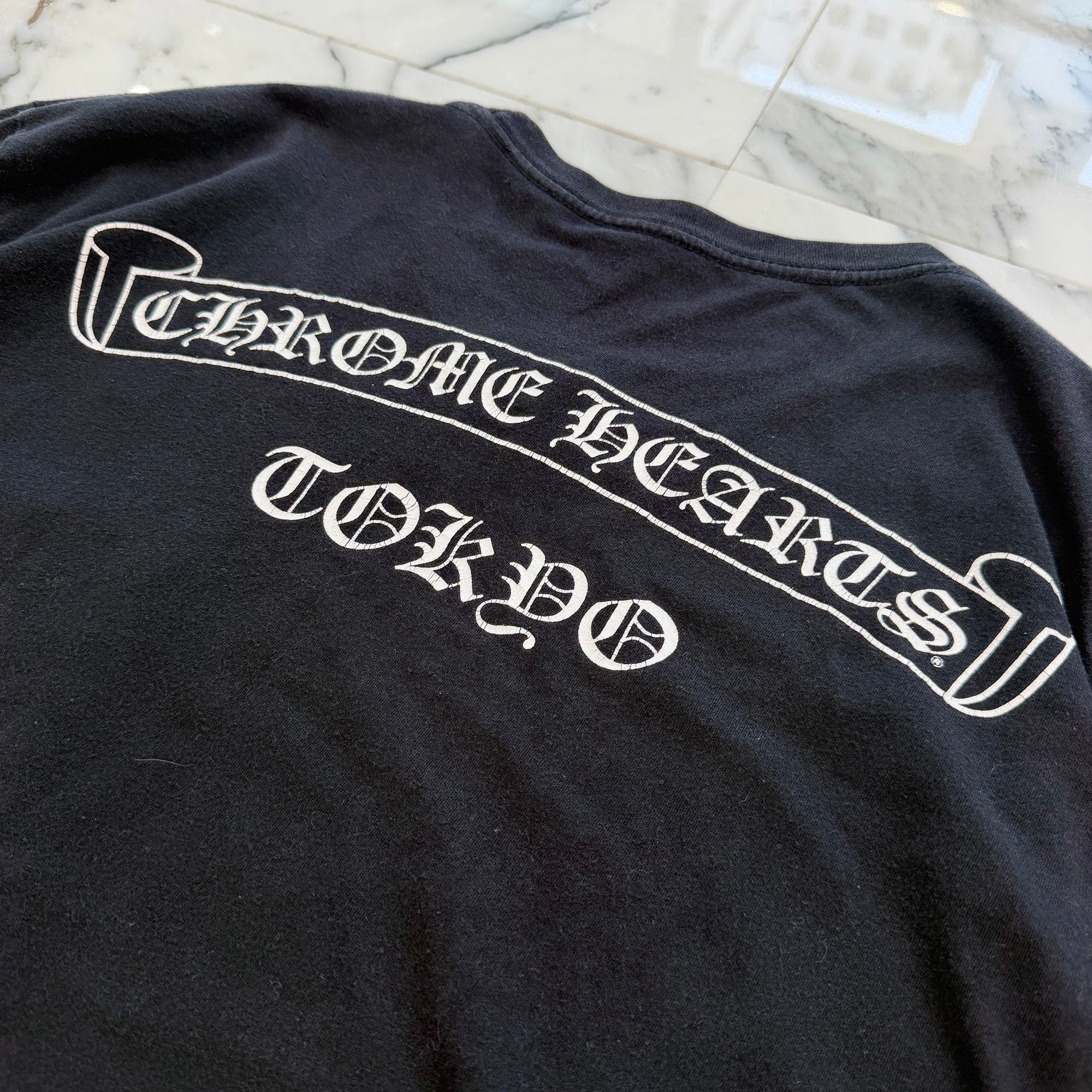 CHROME HEARTS Tokyo Limited Back Scroll Tee Size XL クロムハーツ 東京限定 バックスクロール Tシャツ サイズXL
