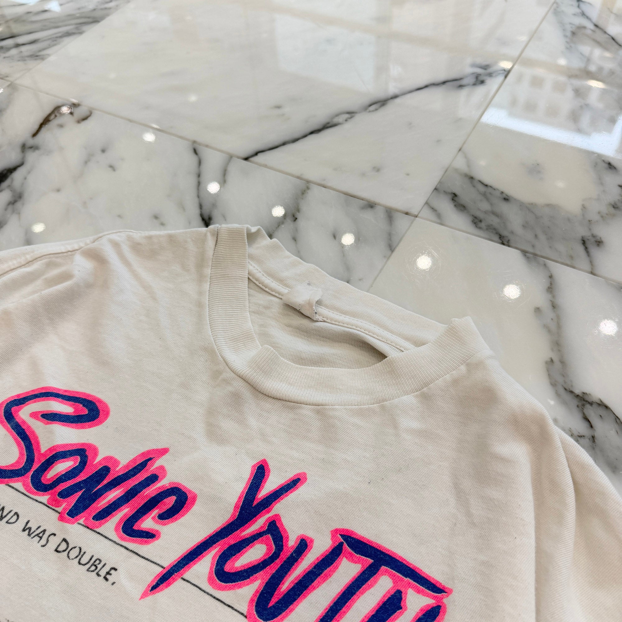 Vintage 90's Sonic Youth " Echo art by Raymond Pettibon " S/S Tee ヴィンテージ 90's ソニック・ユース "エコー・アート・バイ・レイモンド・ペティボン" Tシャツ