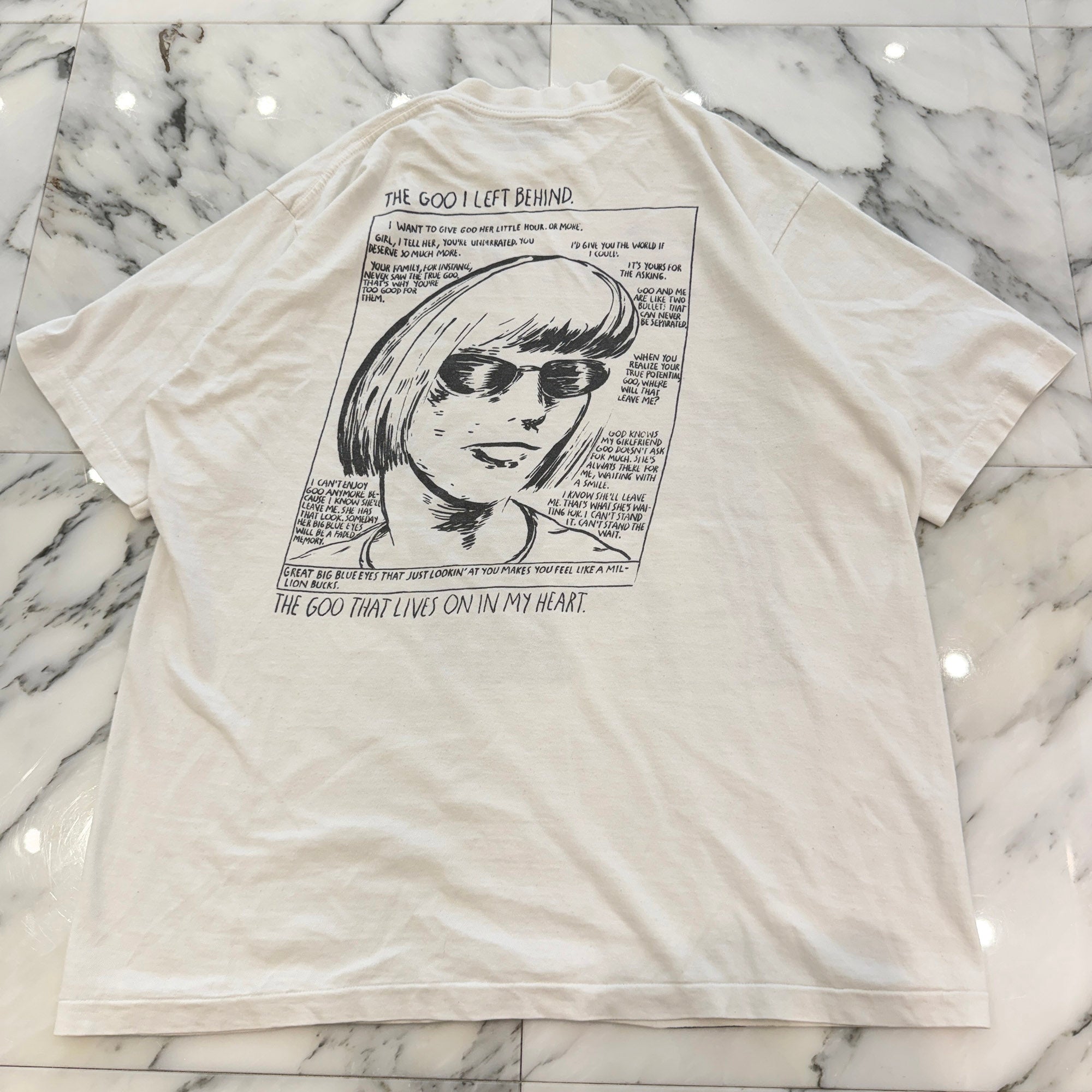 Vintage 90's Sonic Youth " Echo art by Raymond Pettibon " S/S Tee ヴィンテージ 90's ソニック・ユース "エコー・アート・バイ・レイモンド・ペティボン" Tシャツ