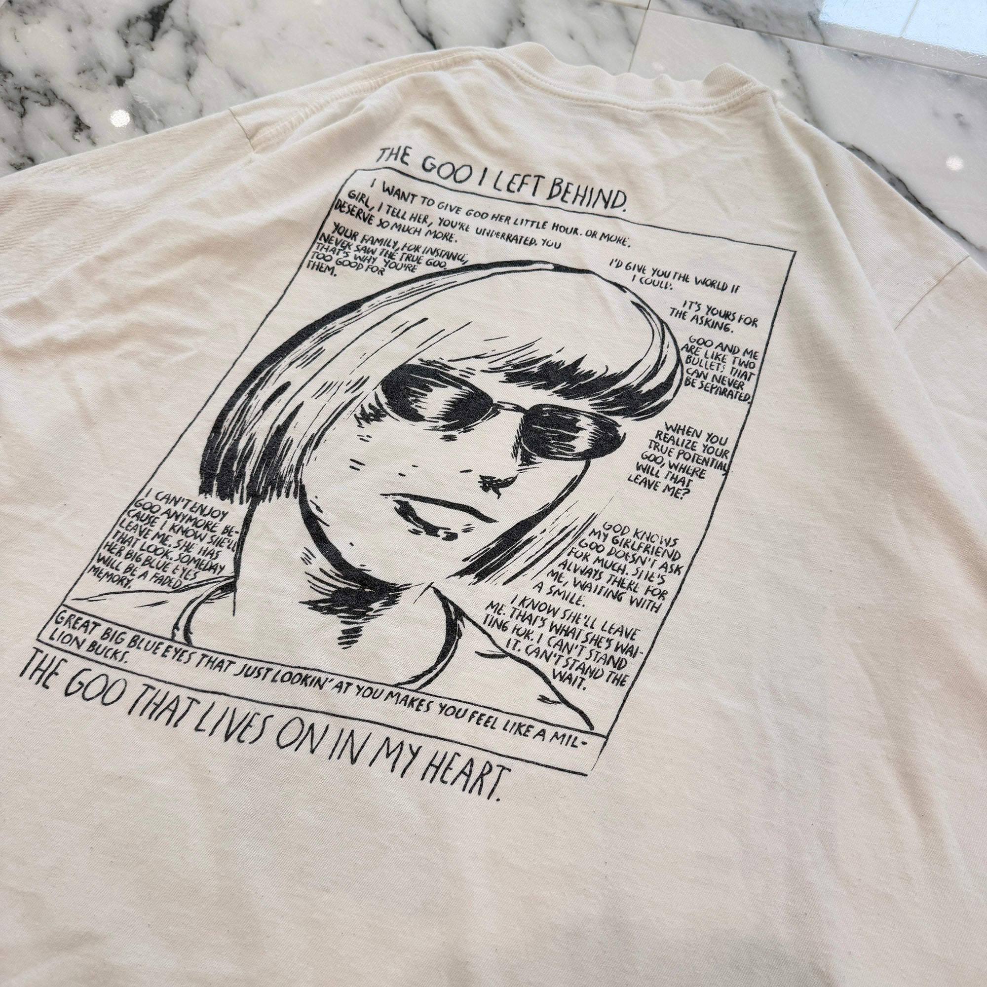 Vintage 90's Sonic Youth " Echo art by Raymond Pettibon " S/S Tee ヴィンテージ 90's ソニック・ユース "エコー・アート・バイ・レイモンド・ペティボン" Tシャツ