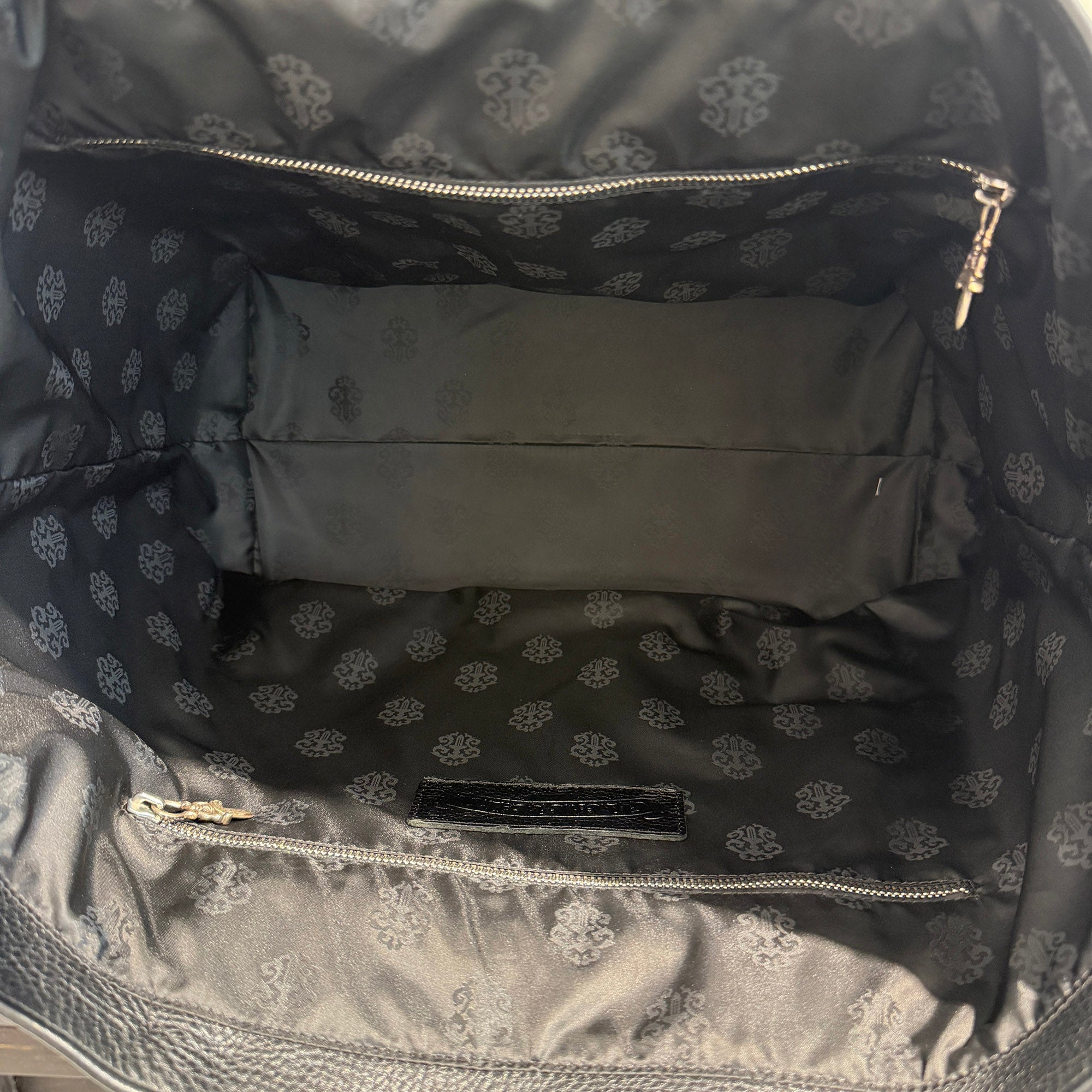 CHROME HEARTS 3 Cemetery Cross Leather Patch Leather Tote Bag クロムハーツ 3セメタリークロスレザーパッチ レザートートバッグ