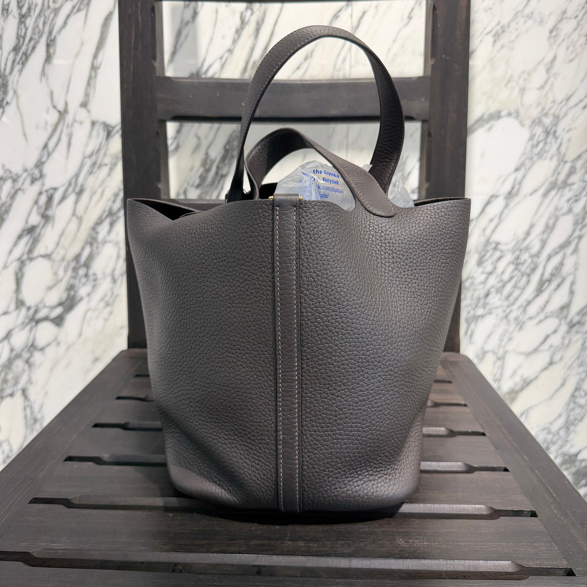HERMES Picotin Lock MM "Chocolate" G刻印 エルメス ピコタンロックMM "ショコラ" ハンドバッグ G刻印