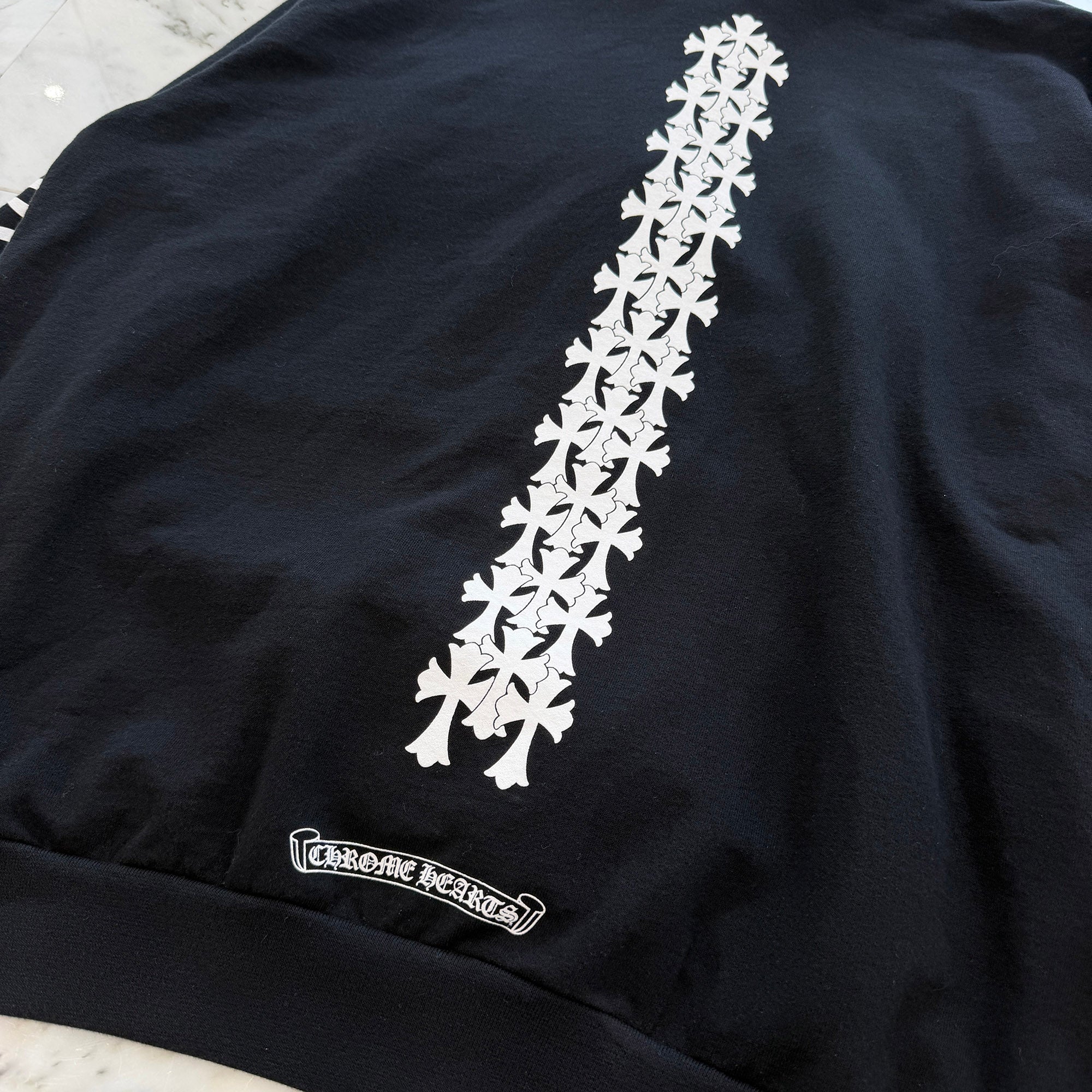 CHROME HEARTS Cross Tire Track Pullover Hoodie Size M クロムハーツ クロス タイヤトラック プルオーバーフーディー サイズM