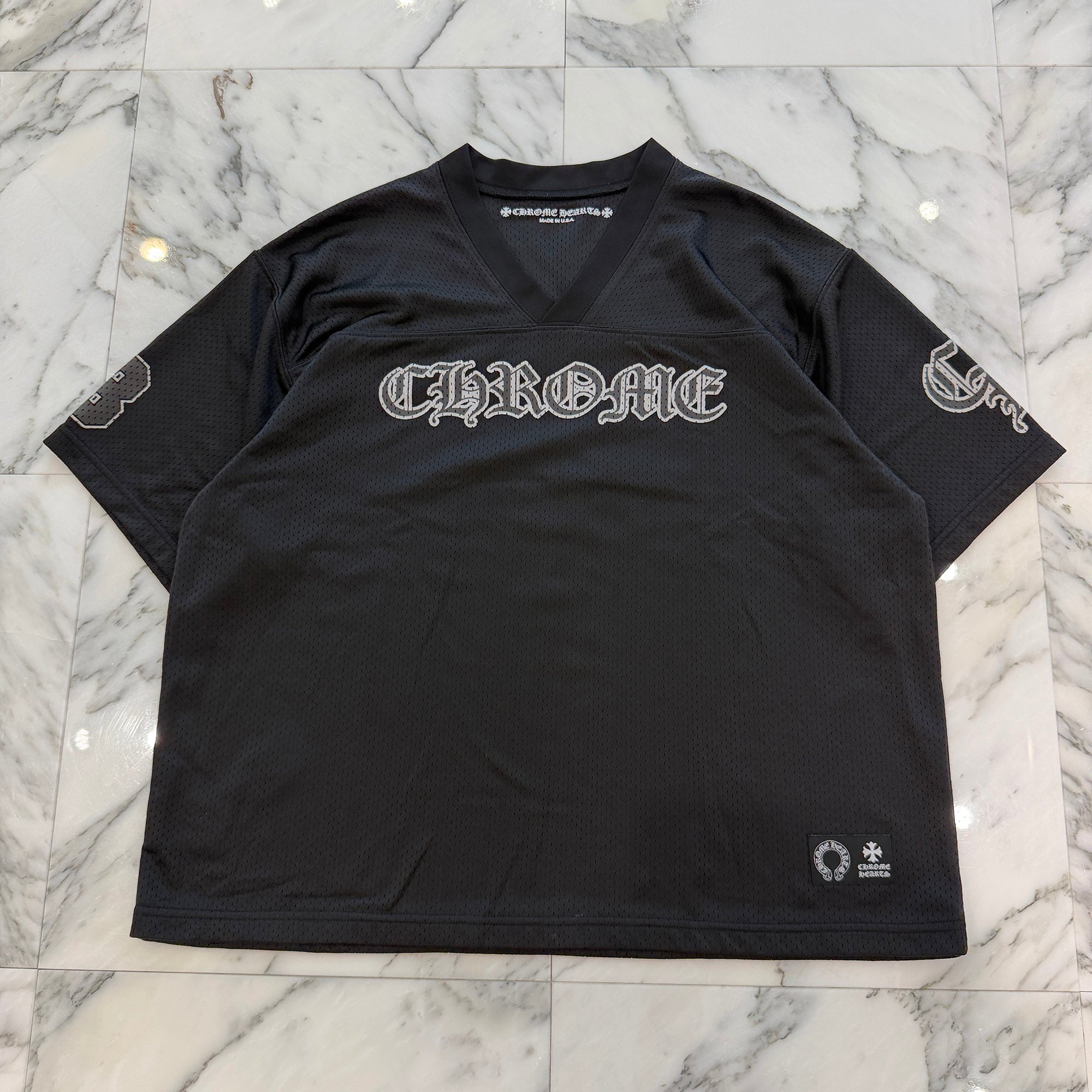 CHROME HEARTS Mesh Warm Up Jersey Size L クロムハーツ メッシュ