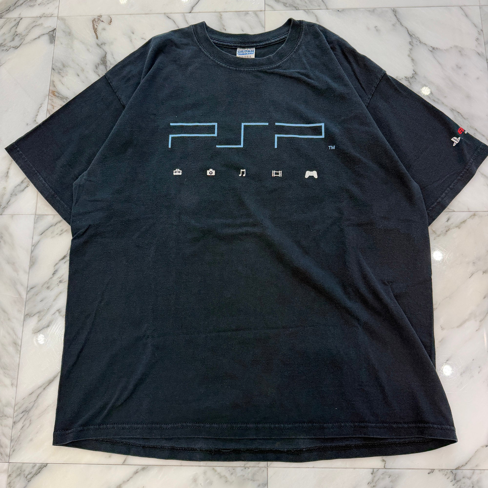 Vintage 00's Sony Play Station Portable GILDAN S/S Tee Size XL ヴィンテージ 00's ソニー プレイステーション ポータブル ギルダン社製 Tシャツ サイズXL