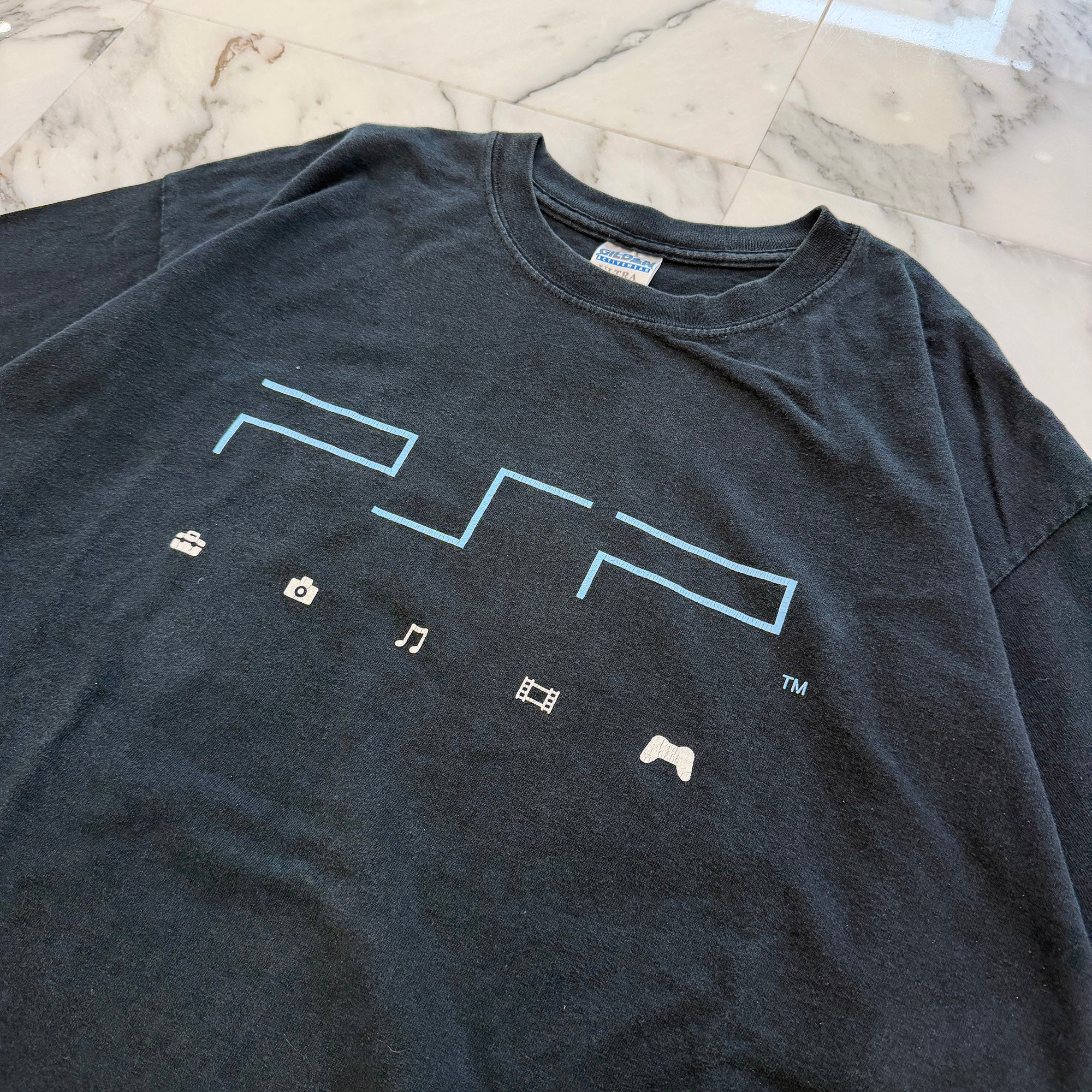 Vintage 00's Sony Play Station Portable GILDAN S/S Tee Size XL ヴィンテージ 00's ソニー プレイステーション ポータブル ギルダン社製 Tシャツ サイズXL