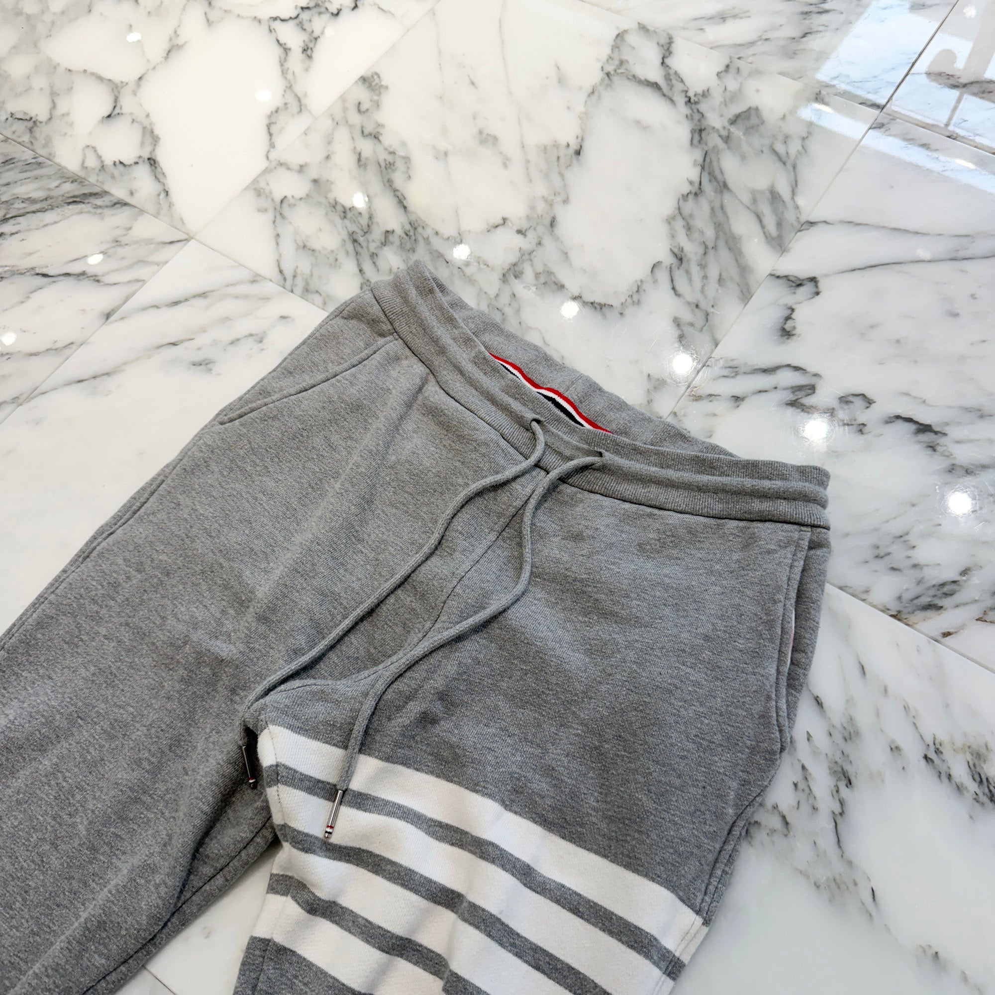 THOM BROWNE 2024SS 4BAR Classic Sweat Pants MJQ008H-00535068 Size 00 トムブラウン 4BAR クラシック スウェットパンツ サイズ00