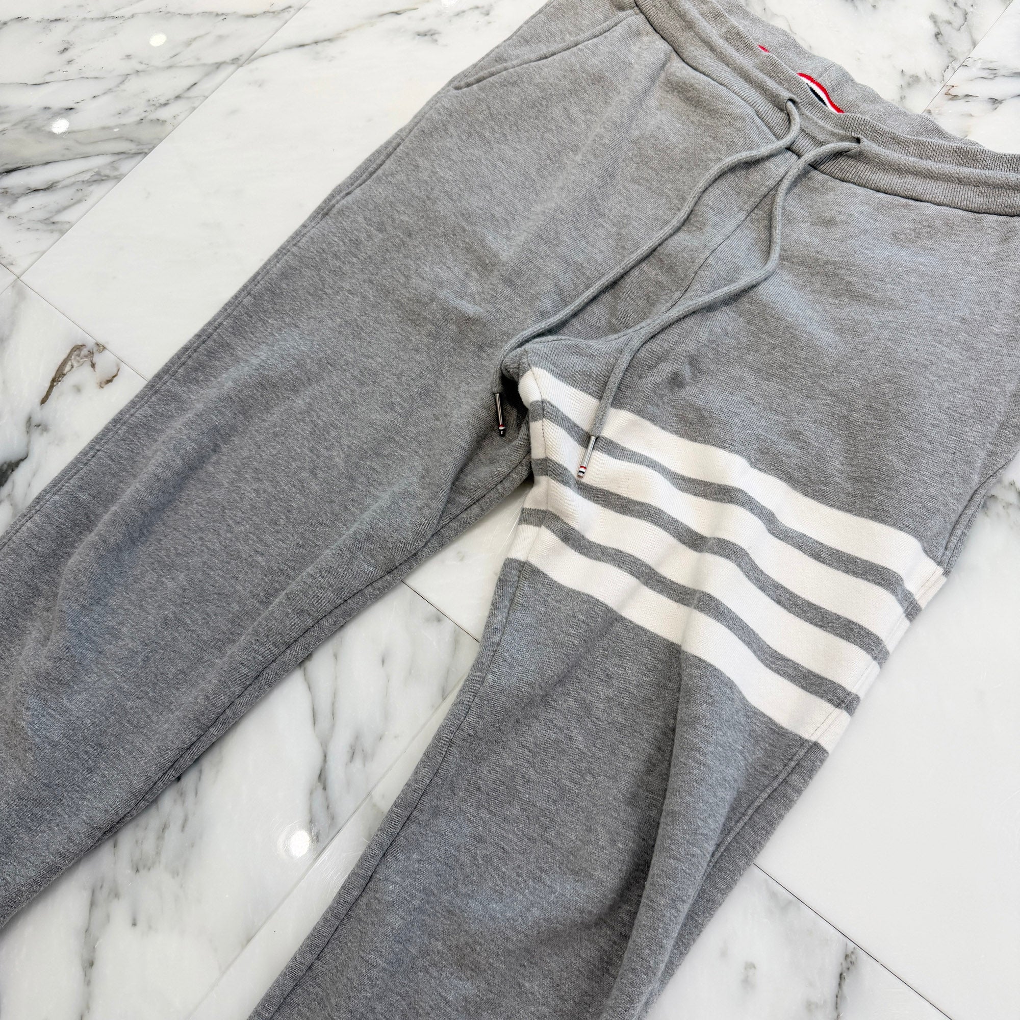 THOM BROWNE 2024SS 4BAR Classic Sweat Pants MJQ008H-00535068 Size 00 トムブラウン 4BAR クラシック スウェットパンツ サイズ00