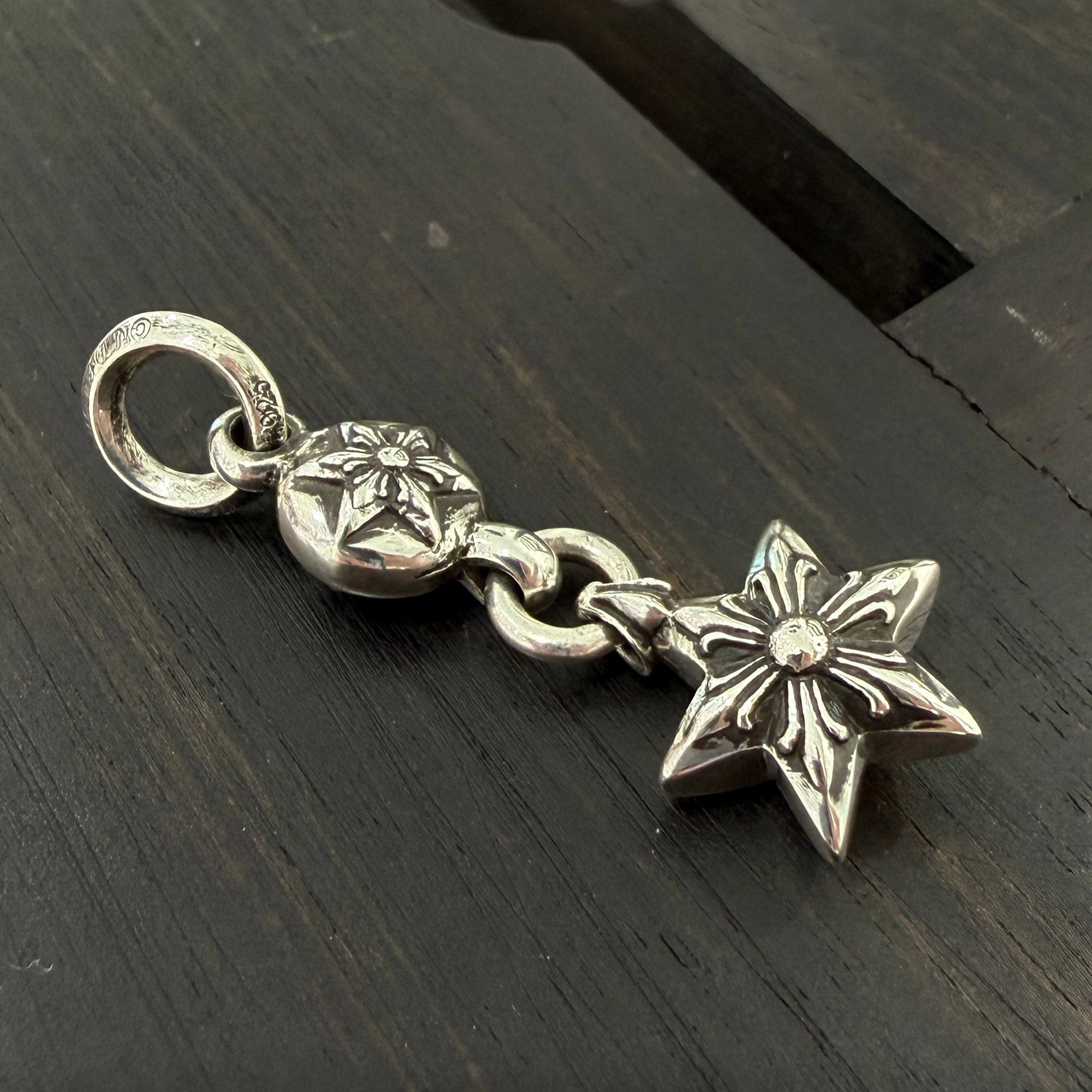 CHROME HEARTS 1 Ball Star Charm Pendant Top クロムハーツ 1 ボール スター チャーム ペンダントトップ