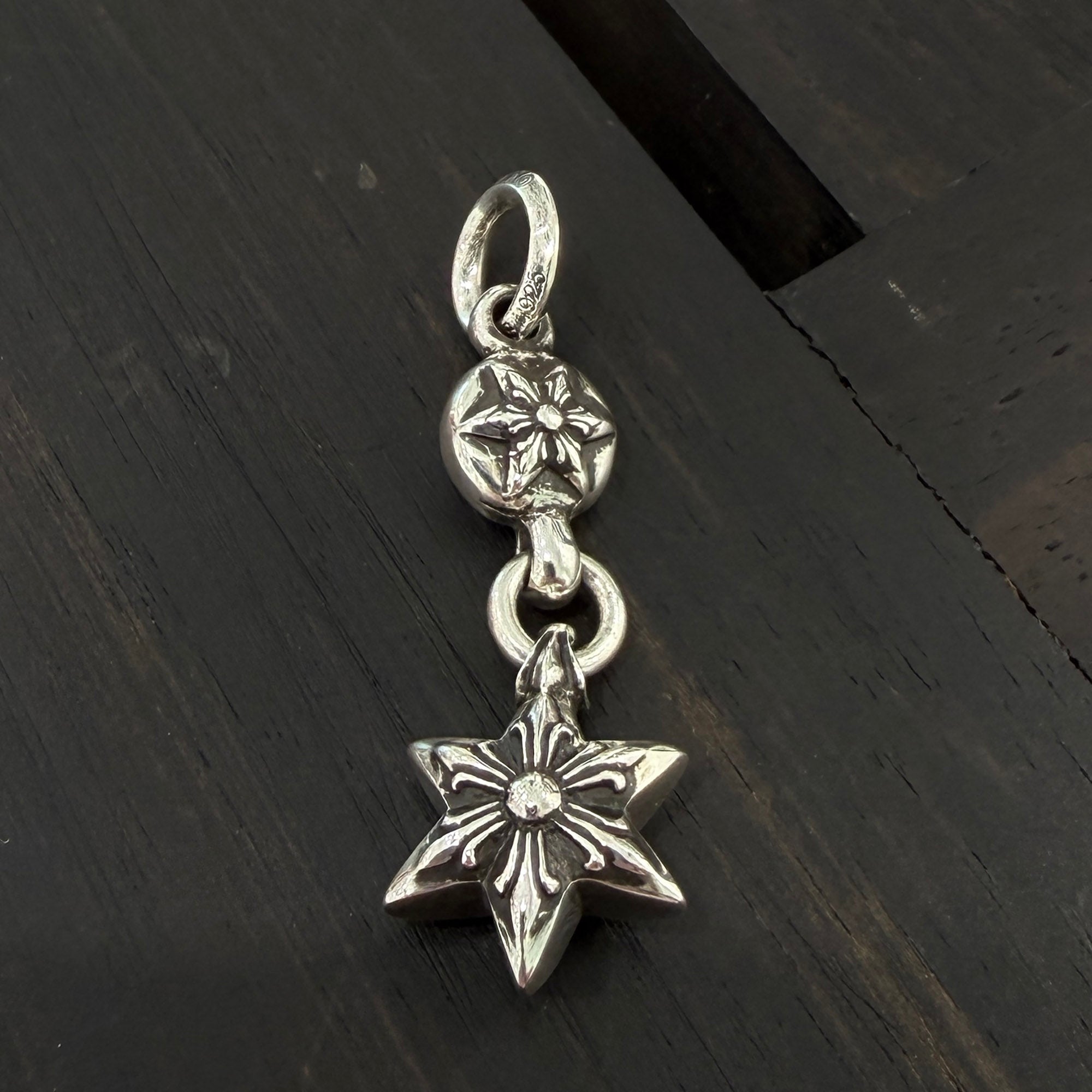CHROME HEARTS 1 Ball Star Charm Pendant Top クロムハーツ 1 ボール スター チャーム ペンダントトップ