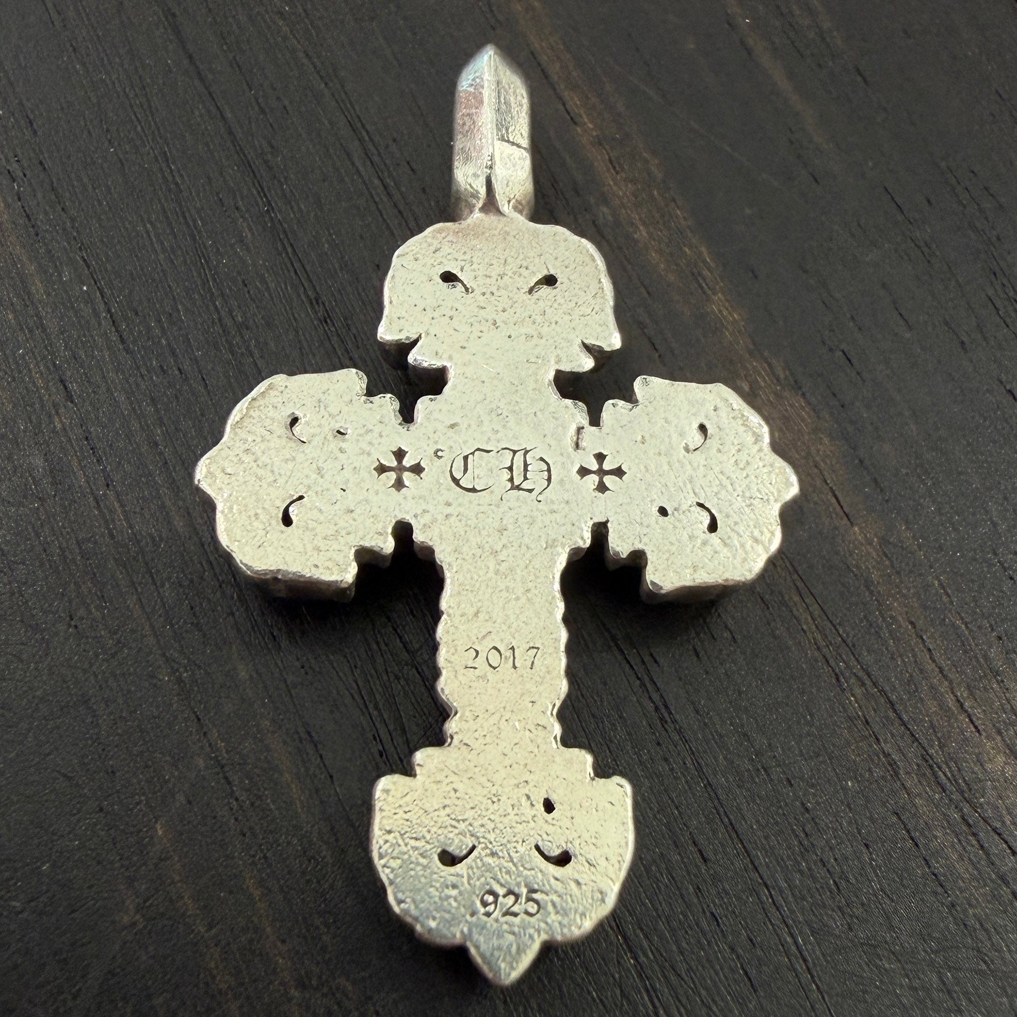 CHROME HEARTS Tiny Filigree Cross Charm Pendent Top クロムハーツ タイニー フィリグリークロス チャーム ペンダント トップ