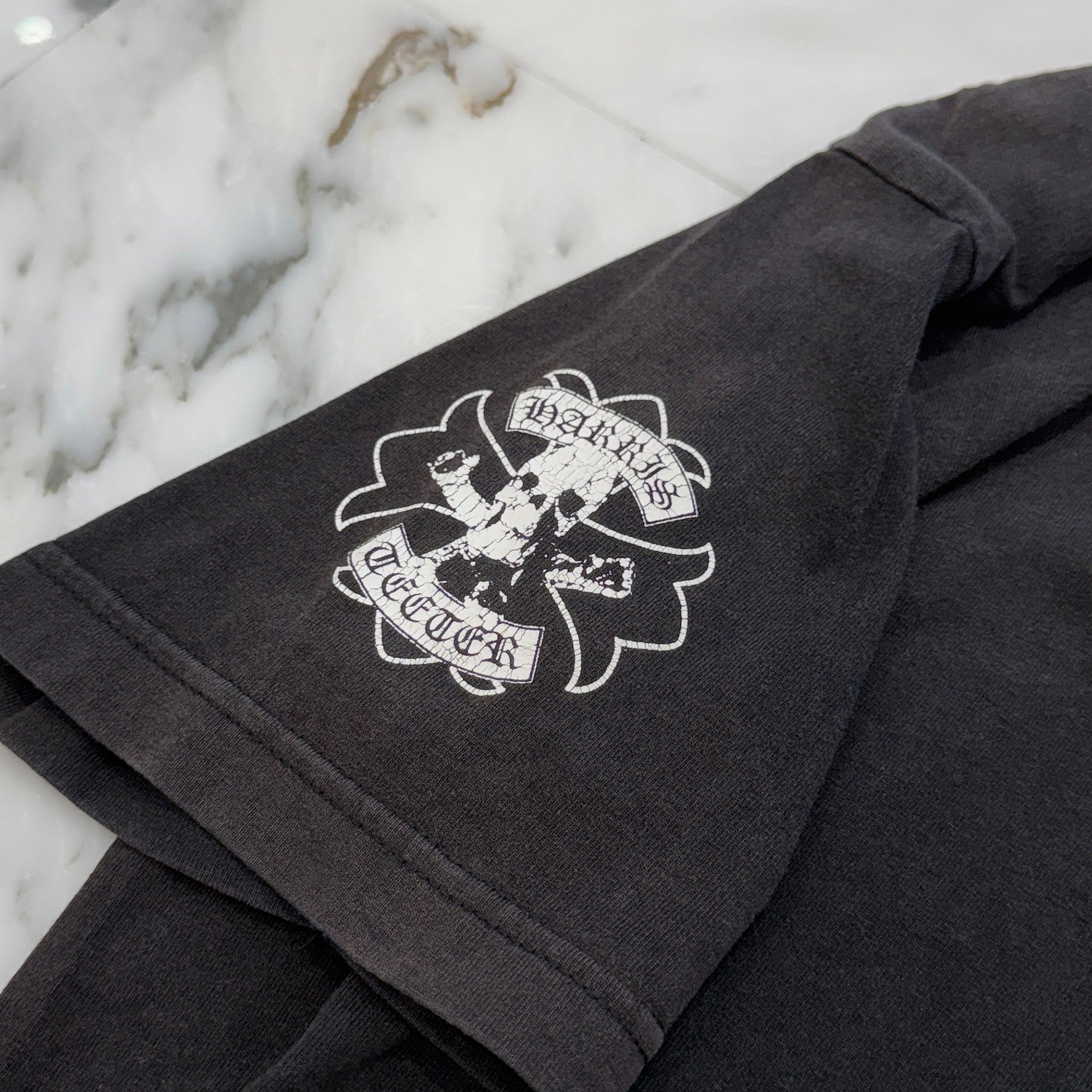 CHROME HEARTS FOTI Harris Teeter Print T Bar Logo Tee Size M クロムハーツ フォティ・ハリスティーター プリント Tバ－ ロゴTシャツ サイズM